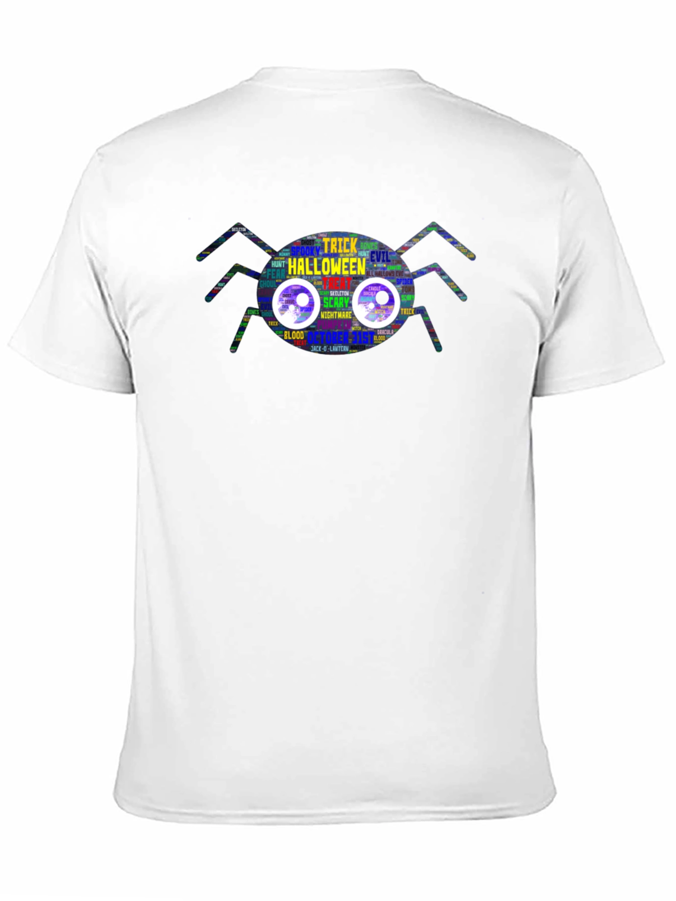 Halloween Spider Graphic T-Shirt