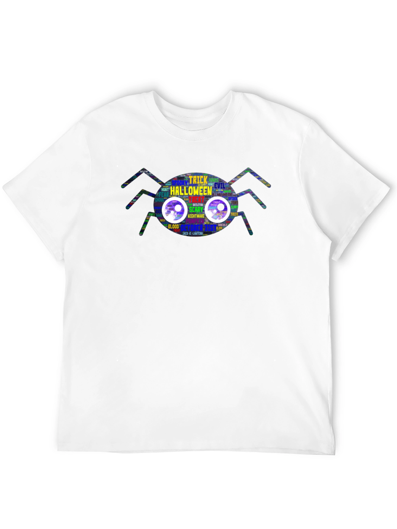 Halloween Spider Graphic T-Shirt