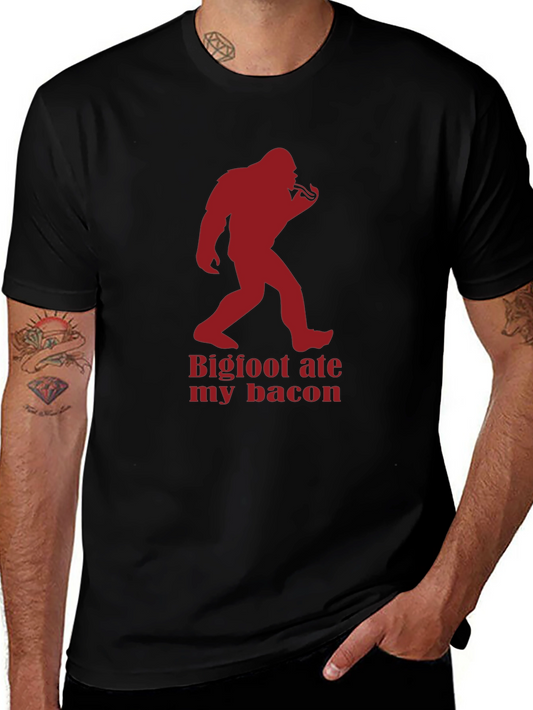 Bigfoot Ate My Bacon Graphic Tee