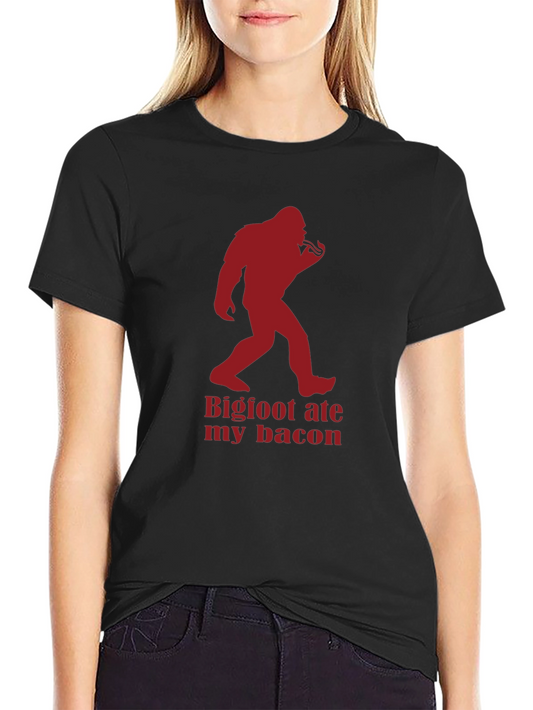 Bigfoot Ate My Bacon Graphic Tee