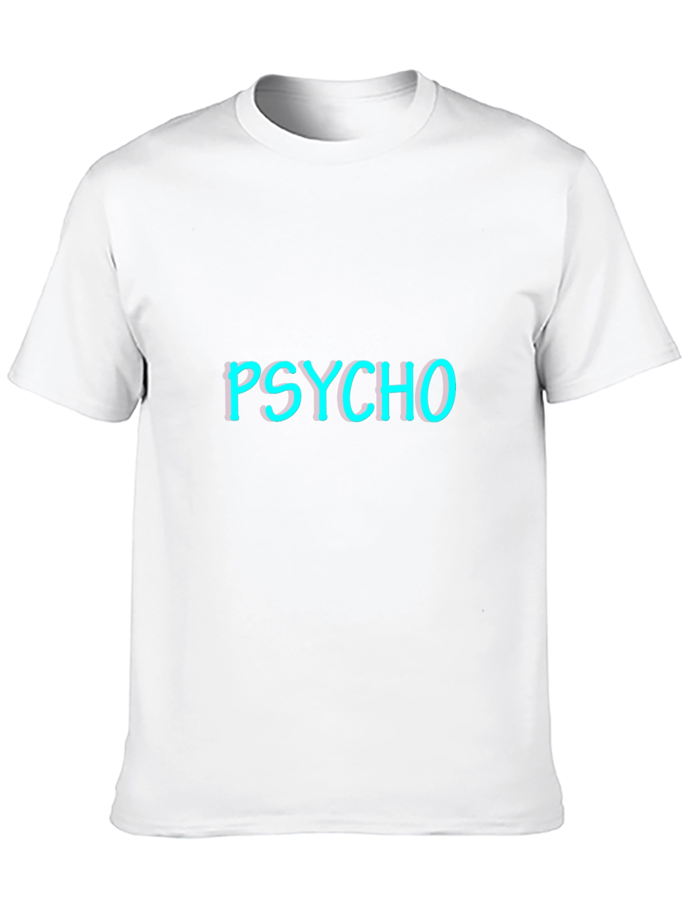 Psycho Graphic Tee - Edgy Style Black T-Shirt
