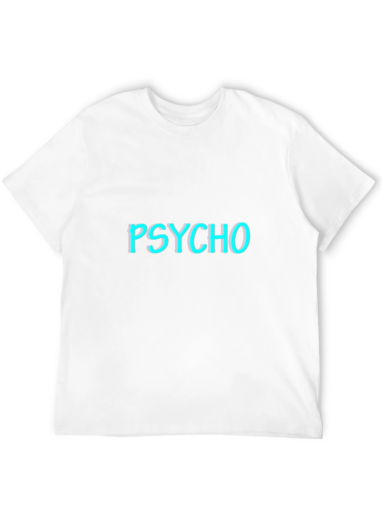 Psycho Graphic Tee - Edgy Style Black T-Shirt