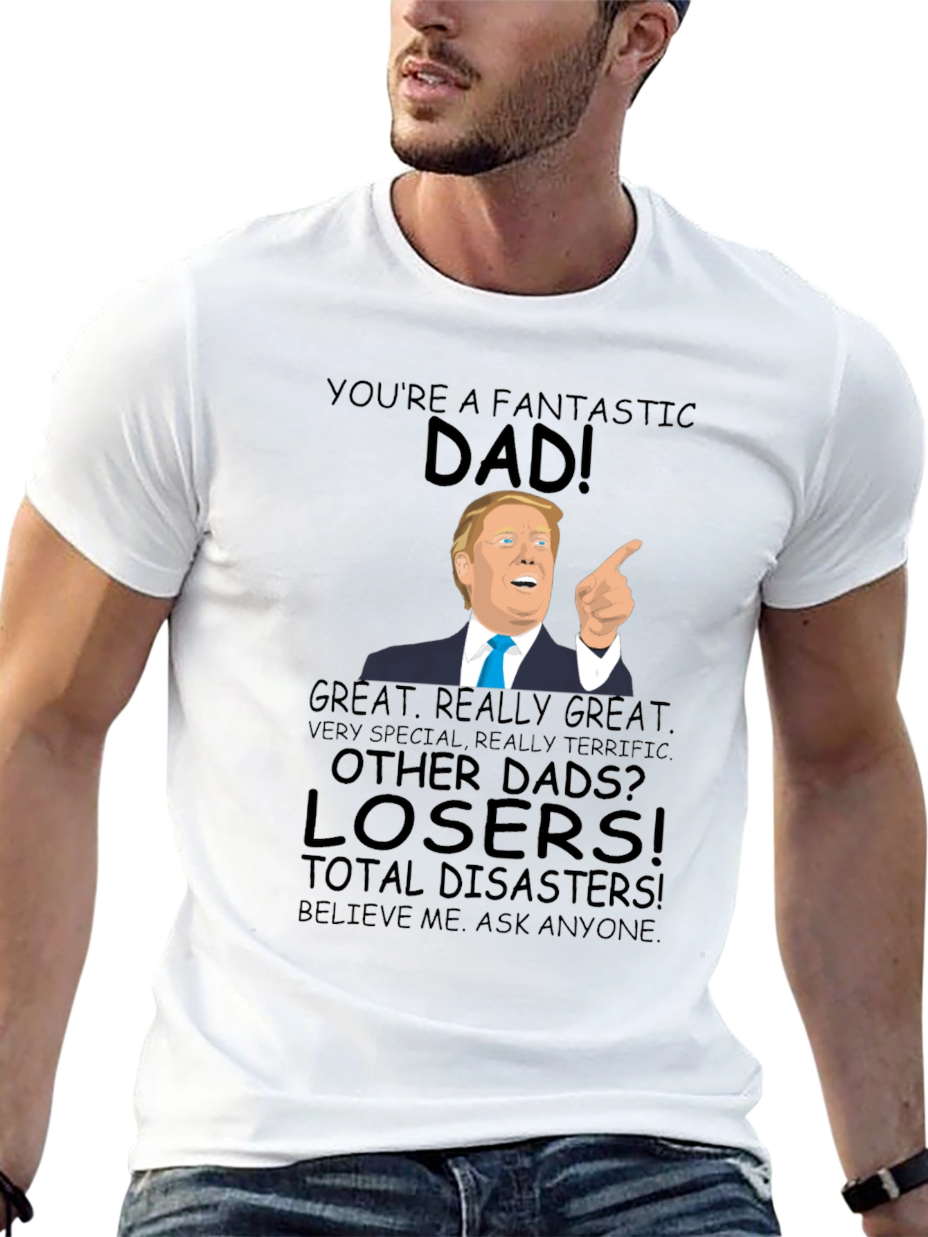 Fantastic Dad! T-Shirt - Novelty Graphic Tee