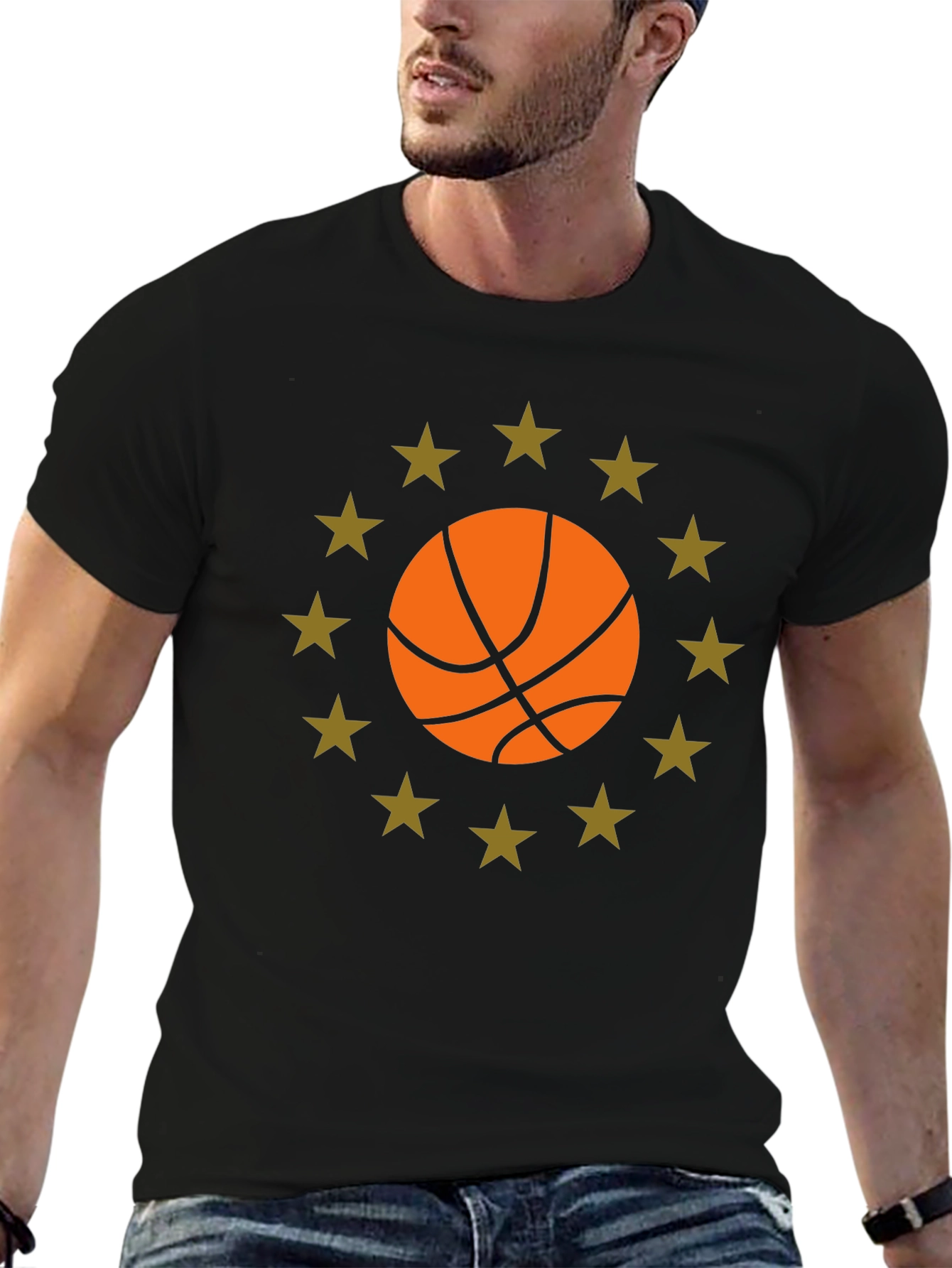 Basketball Star Graphic T-Shirt