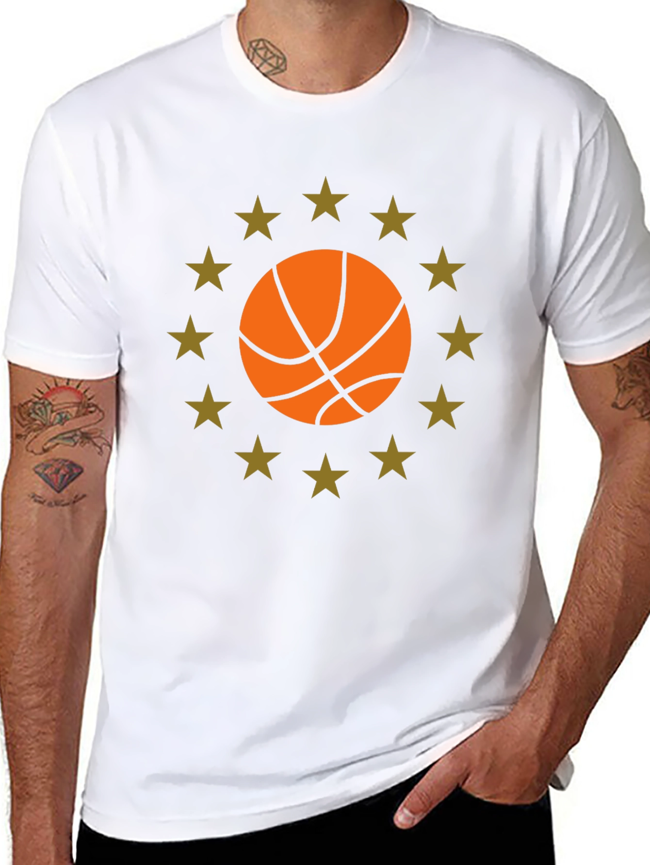 Basketball Star Graphic T-Shirt