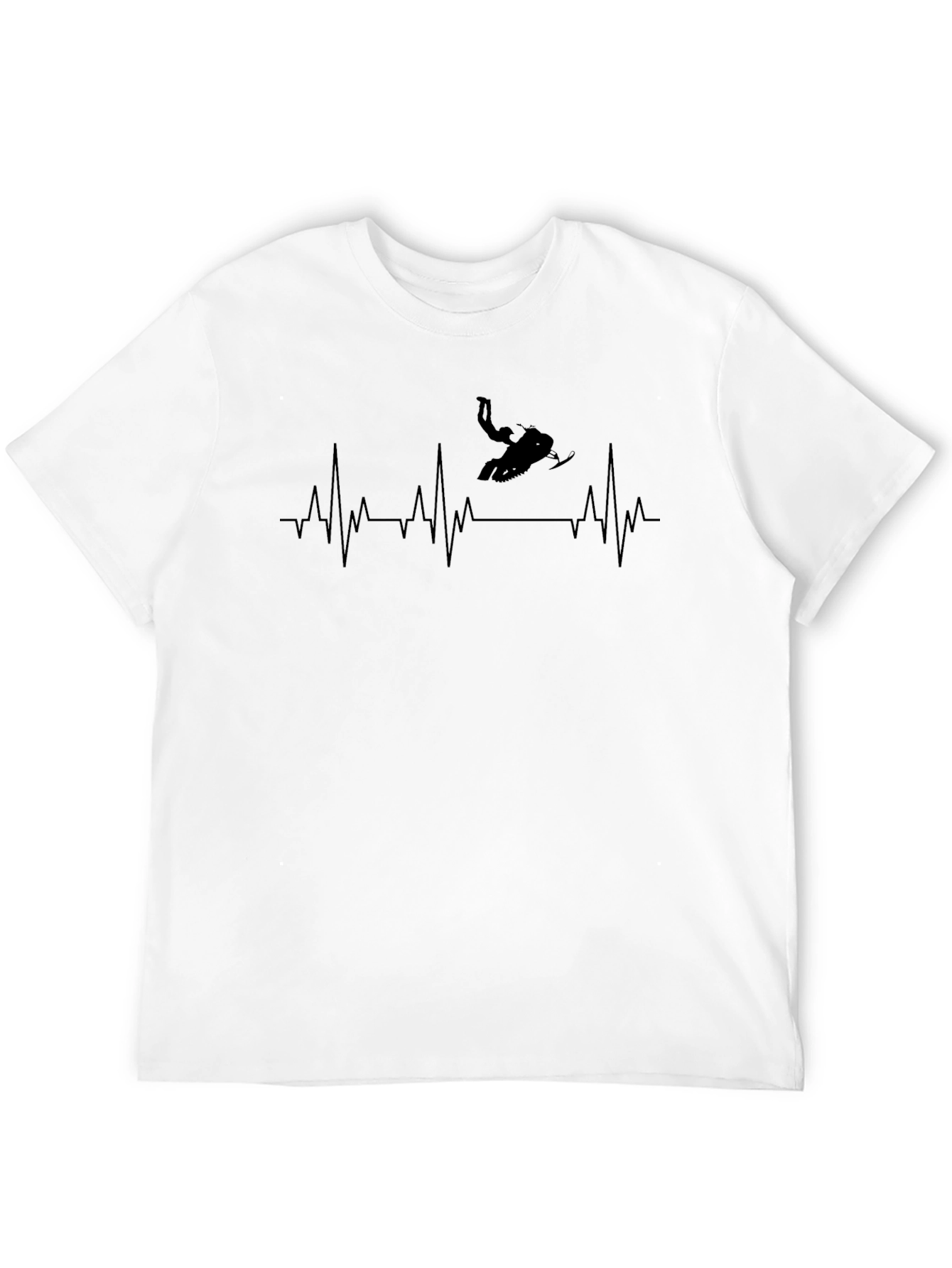 Snowmobile Heartbeat T-Shirt
