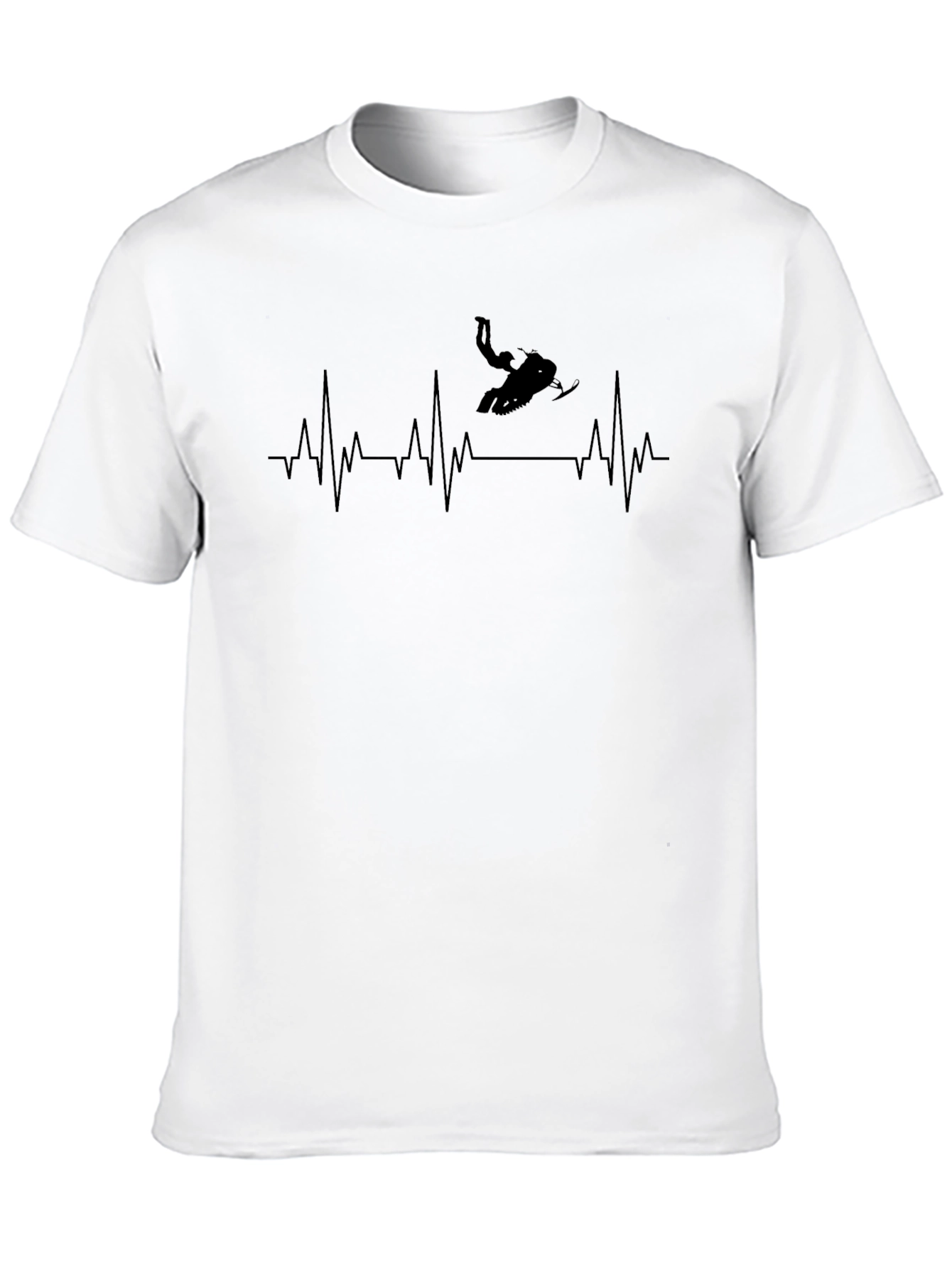 Snowmobile Heartbeat T-Shirt