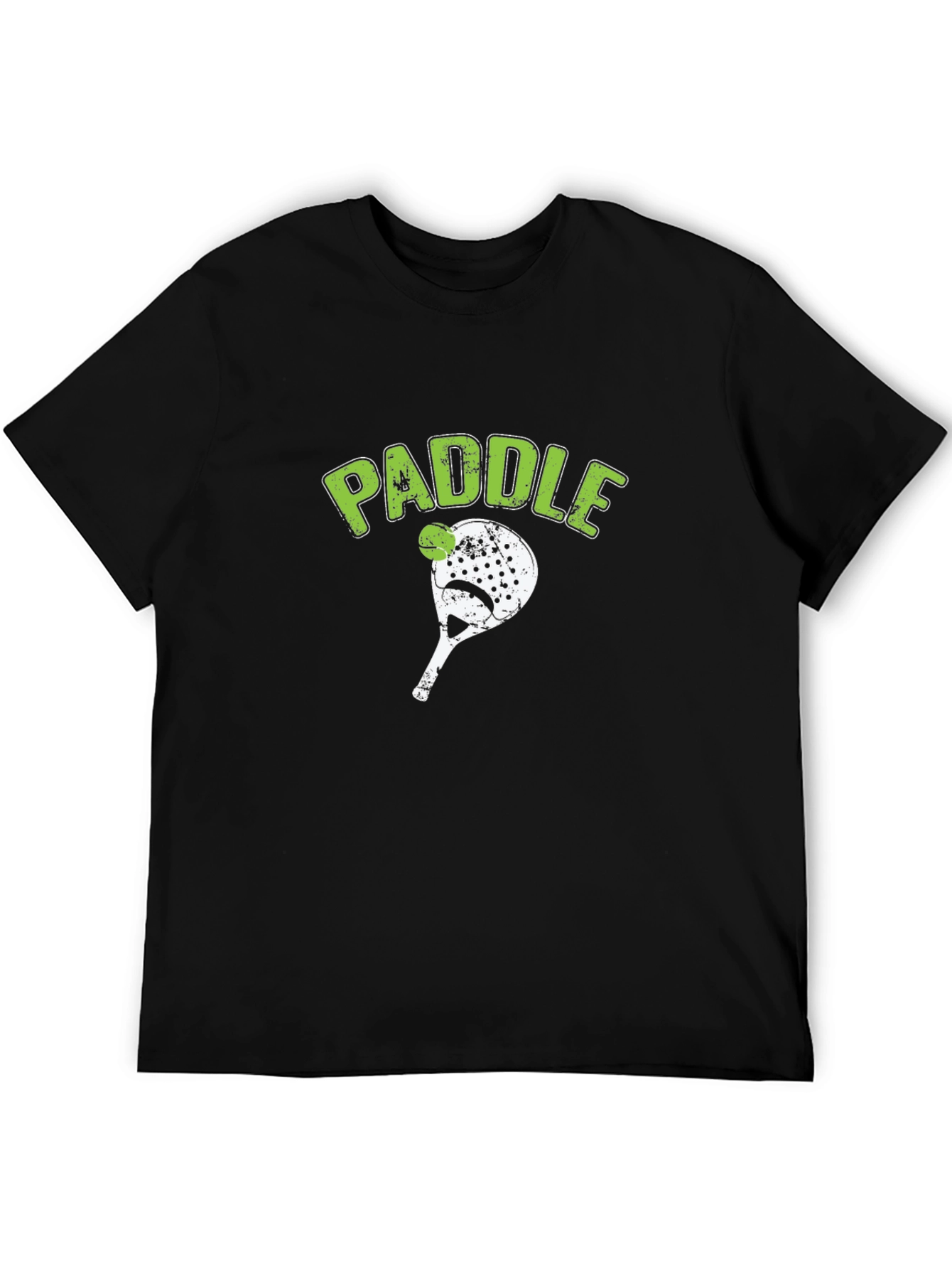 Paddle Design Black T-Shirt