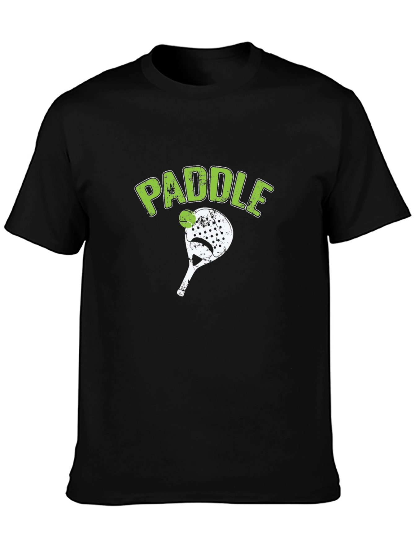 Paddle Design Black T-Shirt