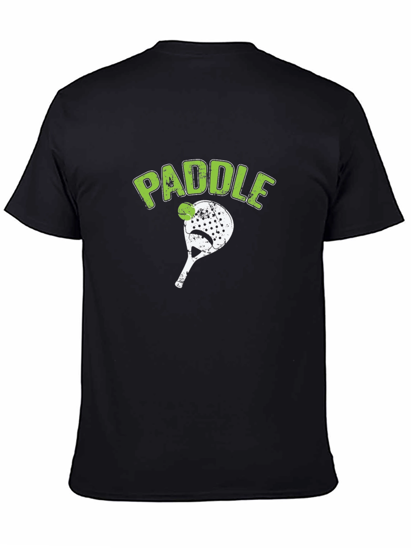 Paddle Design Black T-Shirt