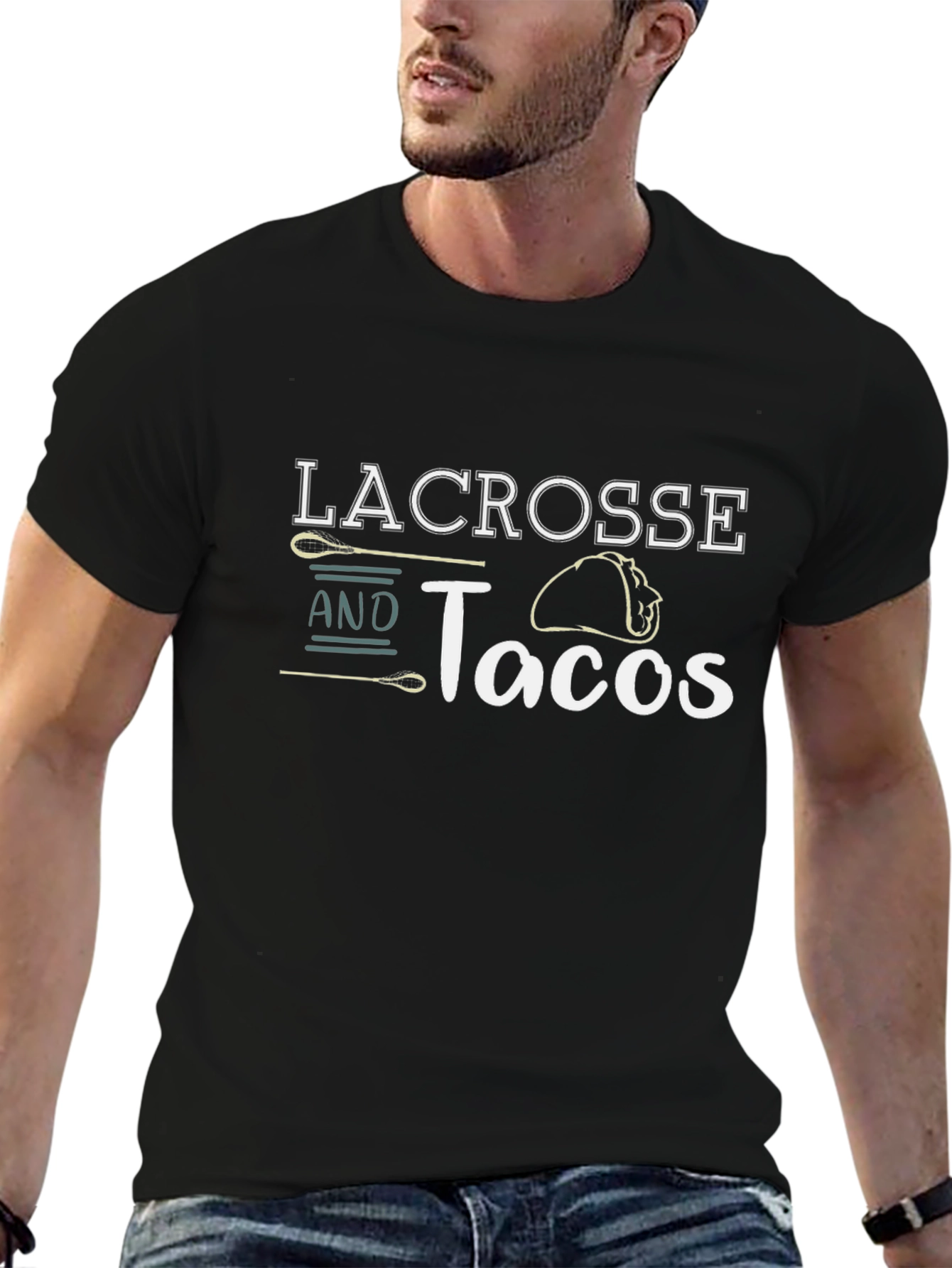 Lacrosse and Tacos Graphic Tee
