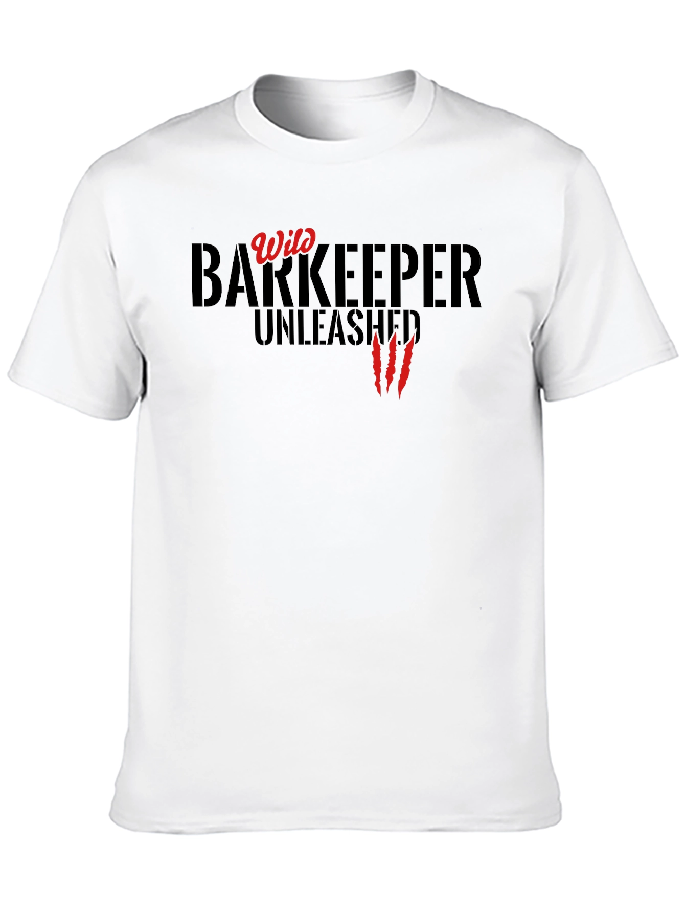 Wild Barkeeper Unleashed Black Graphic Tee
