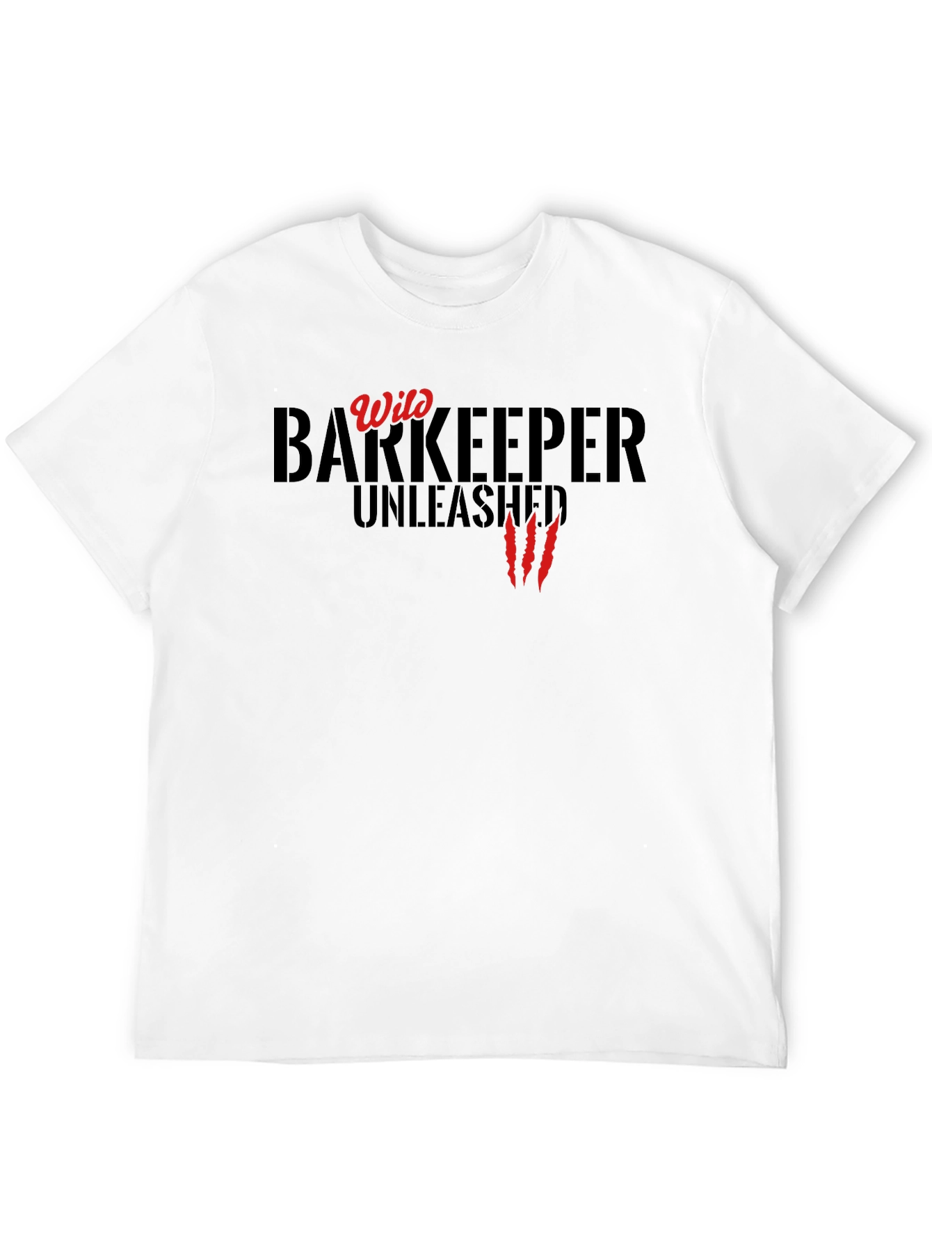 Wild Barkeeper Unleashed Black Graphic Tee