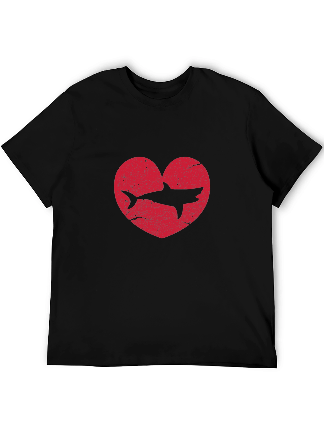Shark Heart Graphic T-Shirt