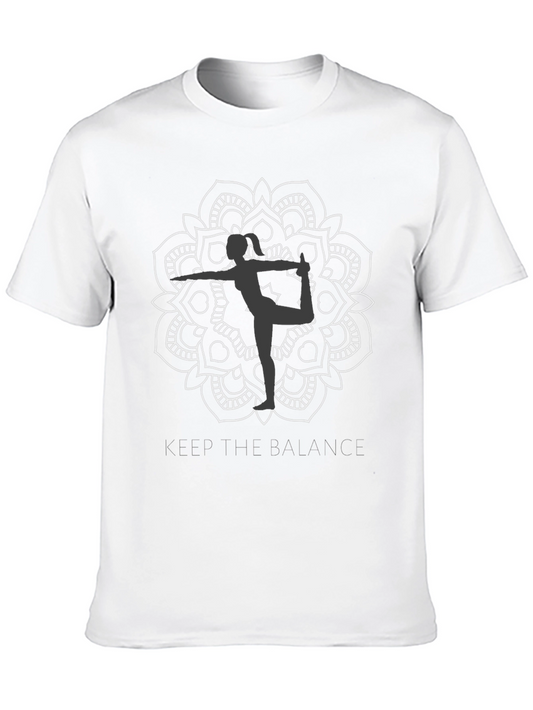 Balance Mandala Graphic Tee - Yoga Inspired