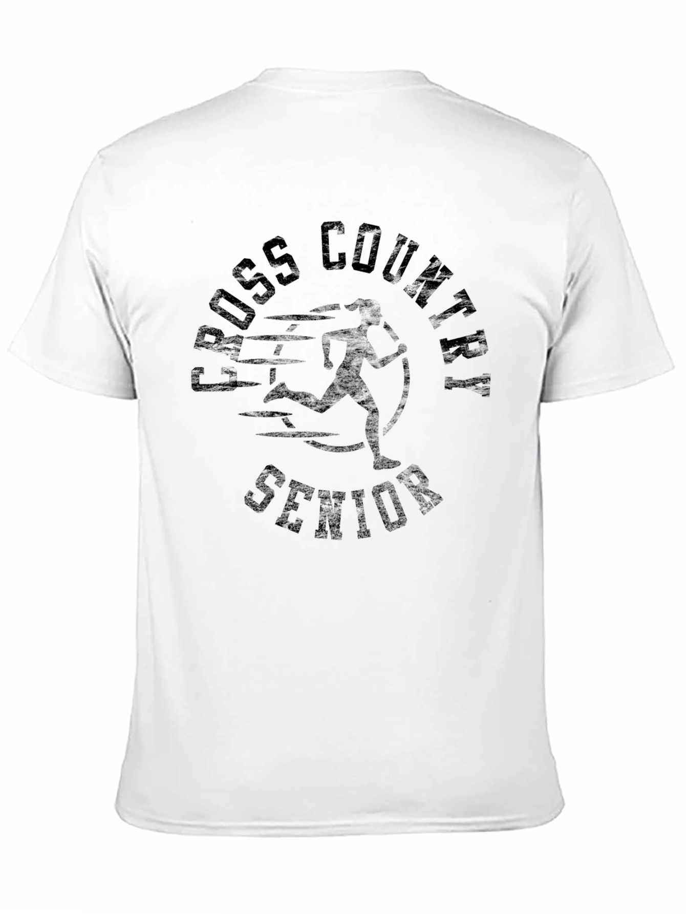 Cross Country Senior Black Graphic T-Shirt