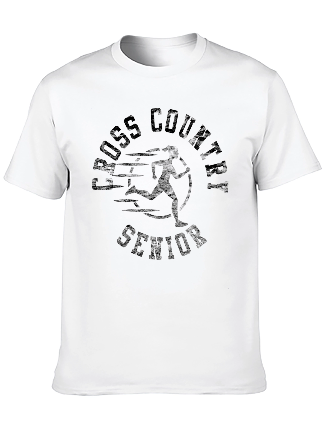 Cross Country Senior Black Graphic T-Shirt
