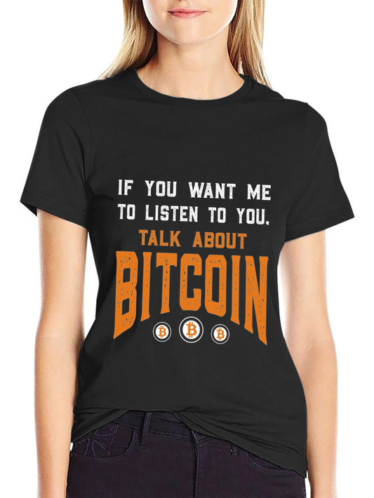 Bitcoin Graphic T-Shirt - Cryptocurrency Enthusiast Tee