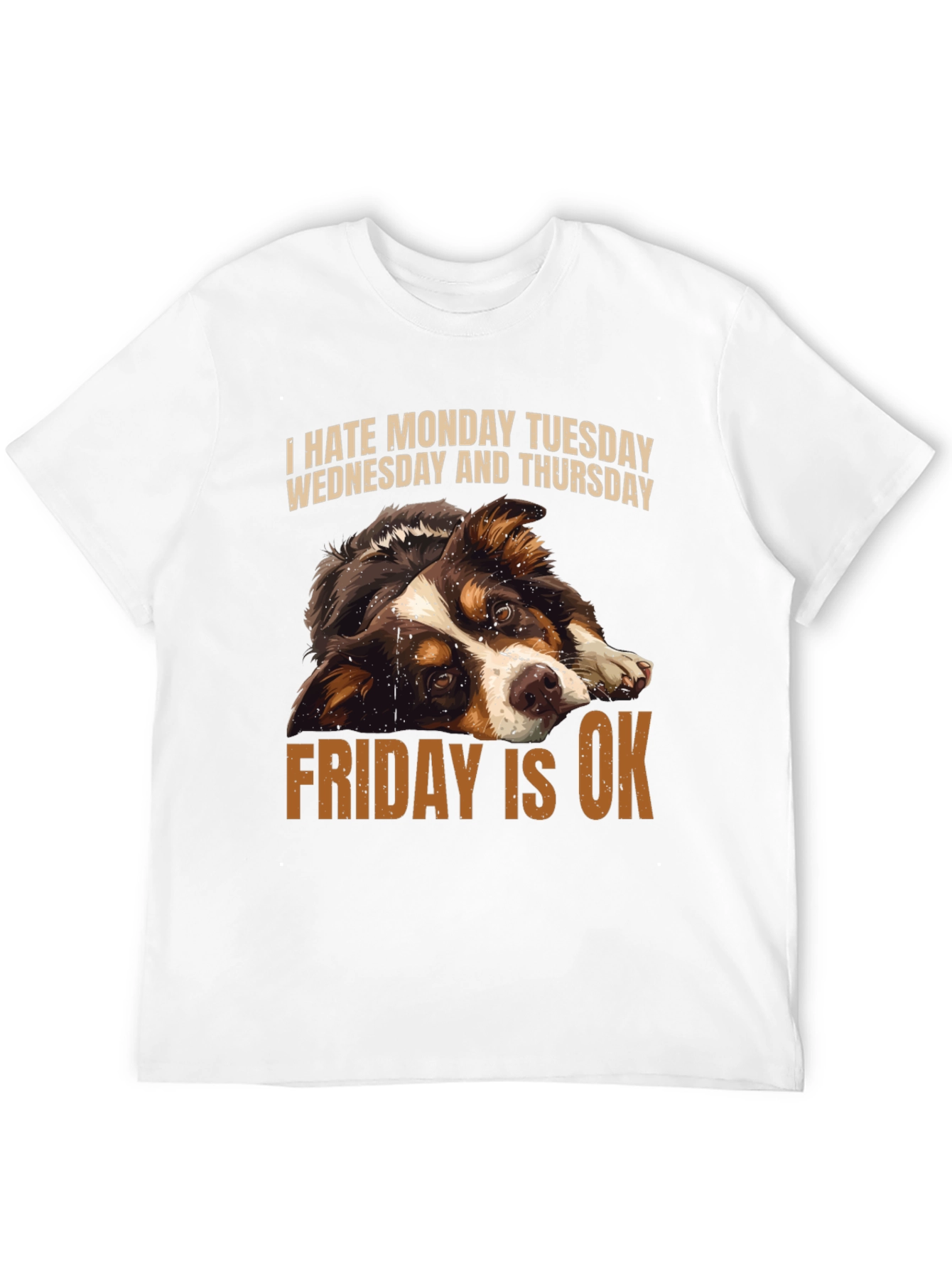 Funny Dog Days of the Week T-Shirt