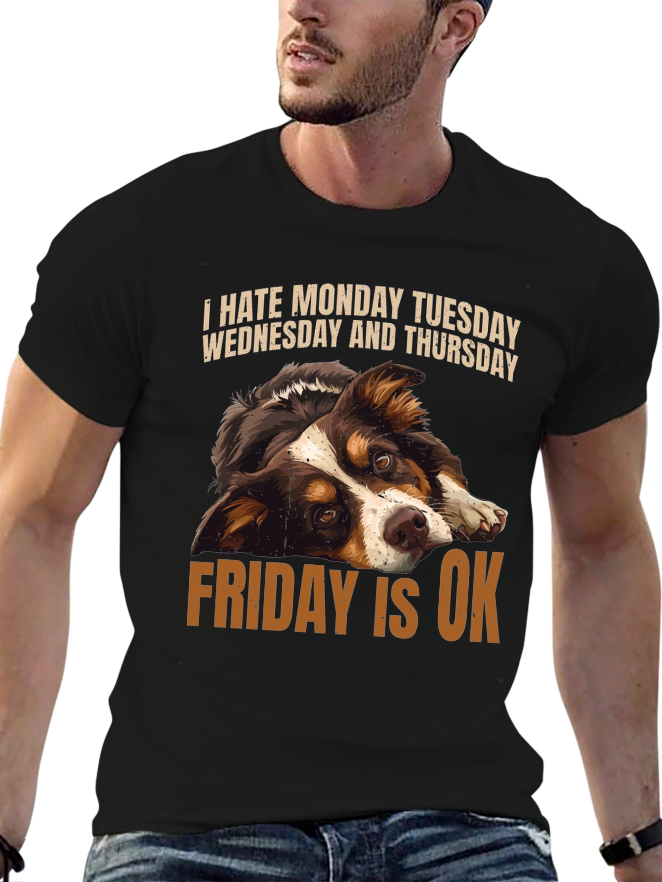 Funny Dog Days of the Week T-Shirt