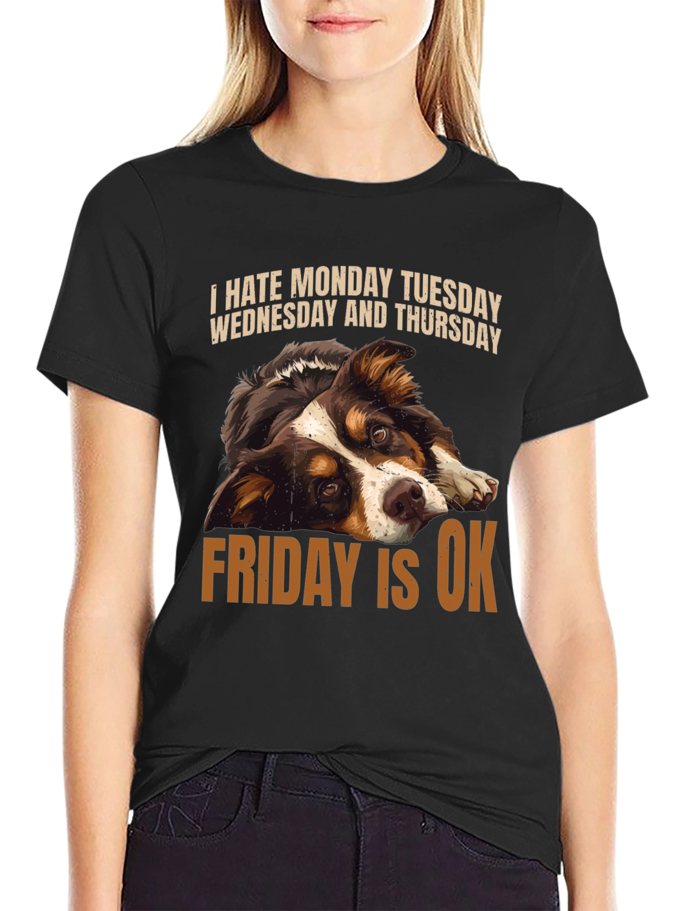 Funny Dog Days of the Week T-Shirt