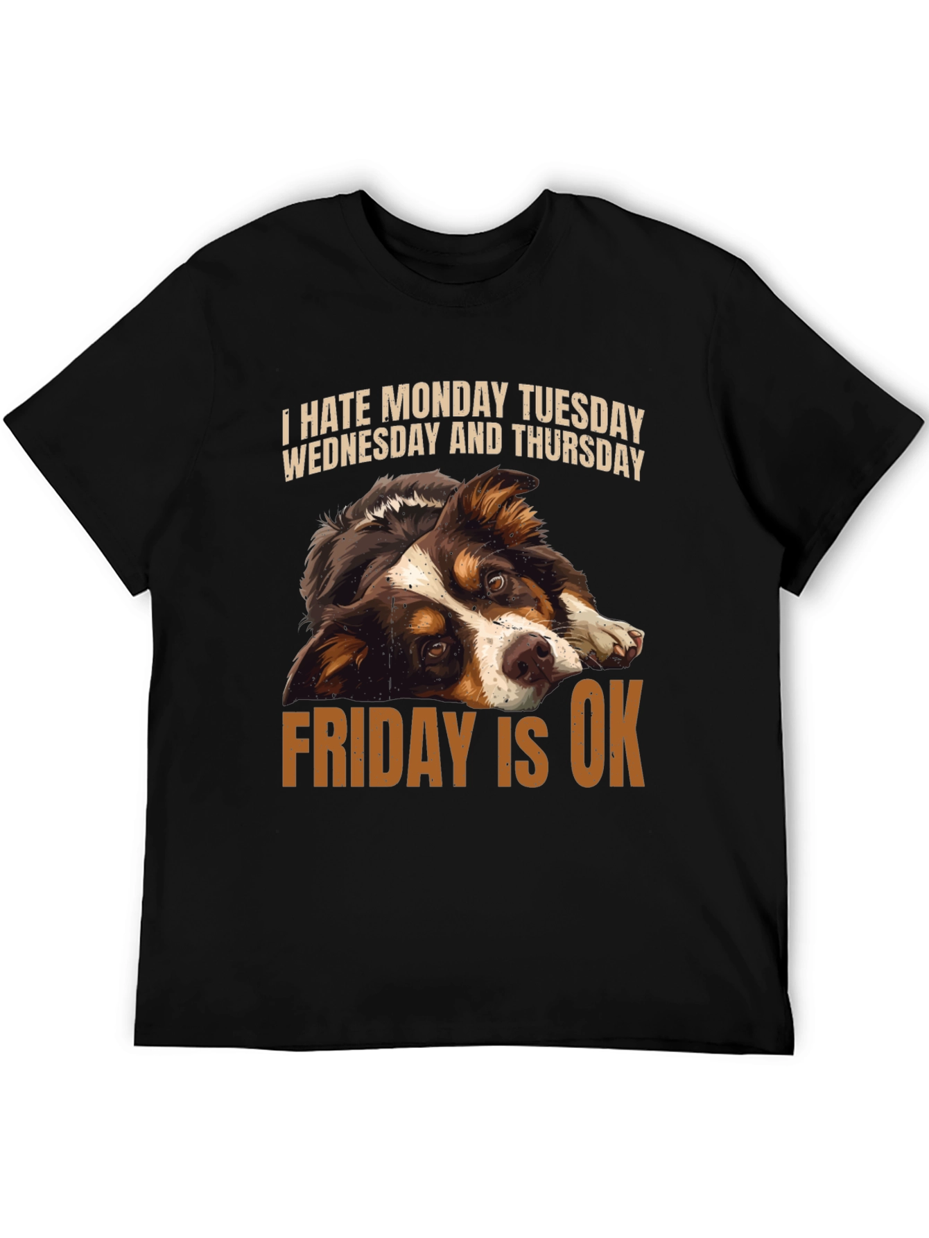 Funny Dog Days of the Week T-Shirt