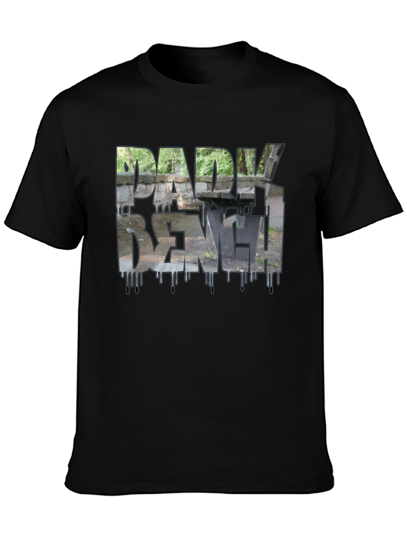 Daddy Bench Black Graphic Tee
