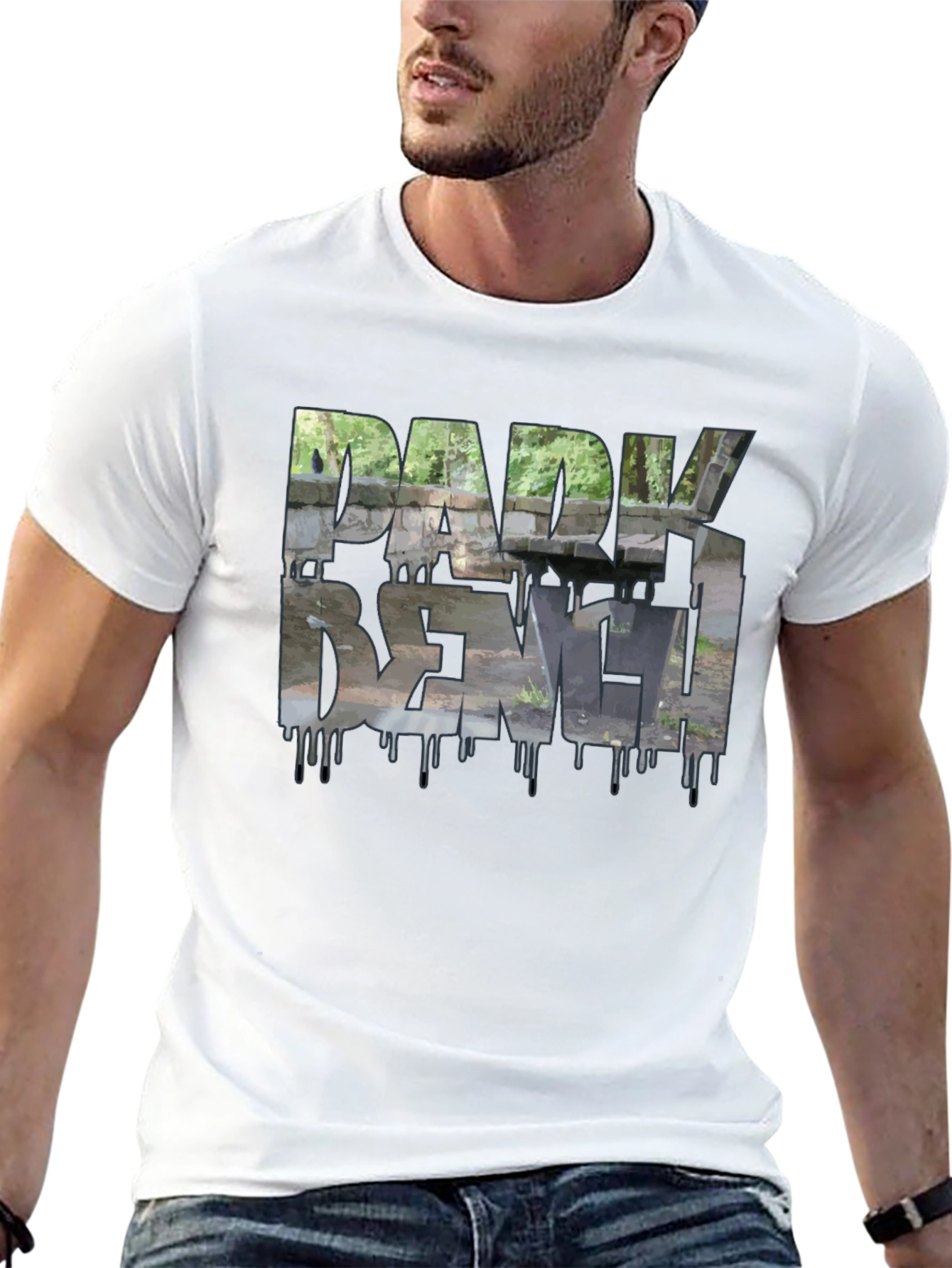 Daddy Bench Black Graphic Tee