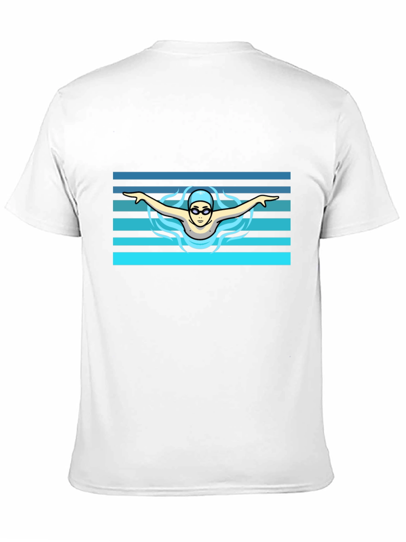 Swimmer Graphic Tee - Cool Sports Design
