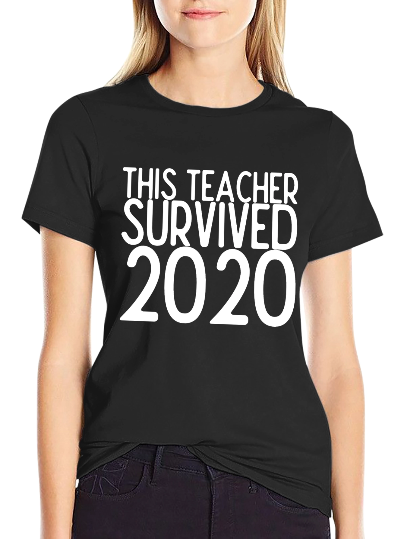 This Teacher Survived 2020 Graphic Tee