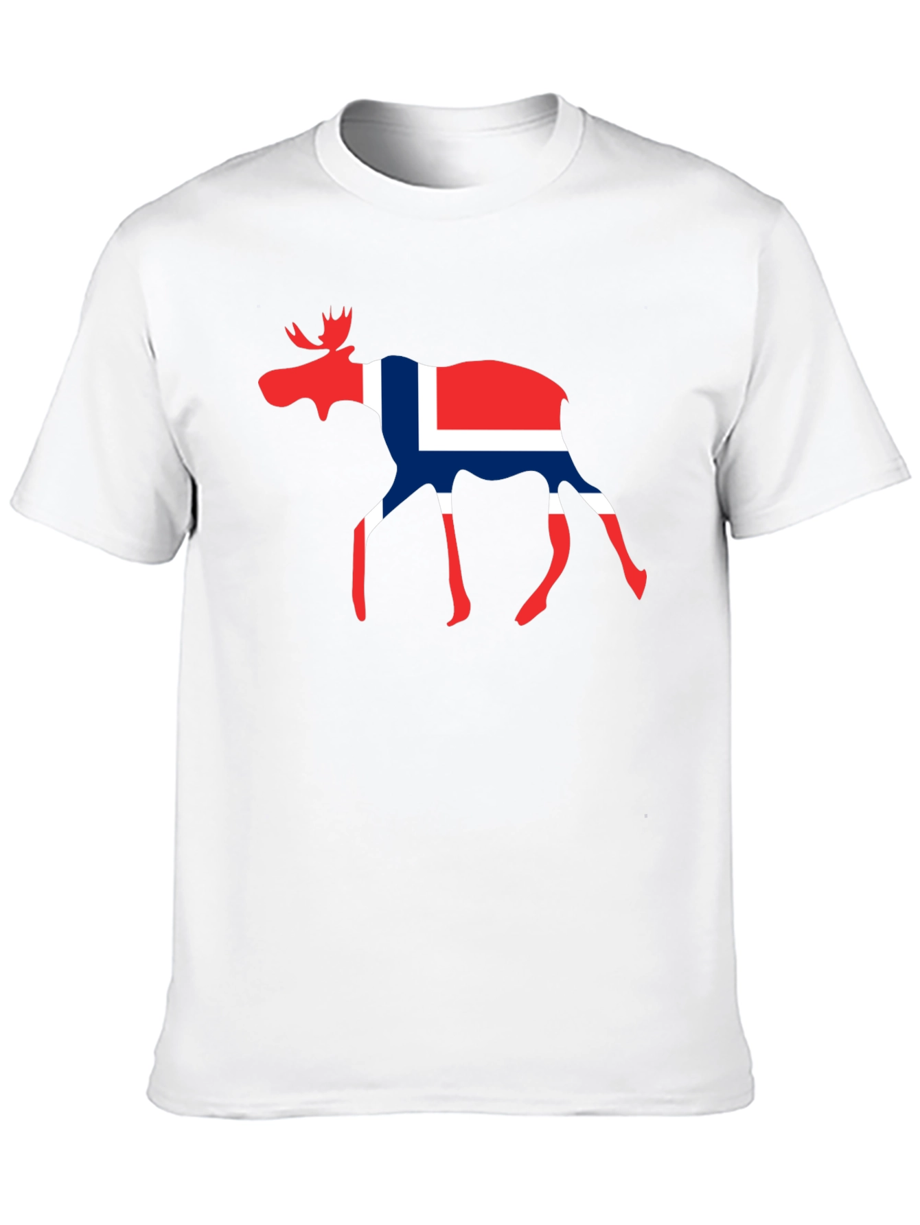 Norway Moose T-Shirt - Black Graphic Tee