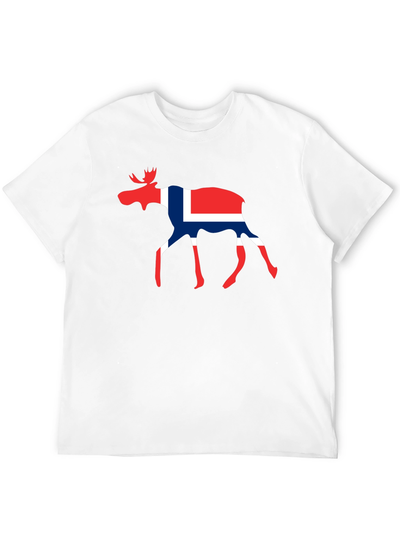 Norway Moose T-Shirt - Black Graphic Tee