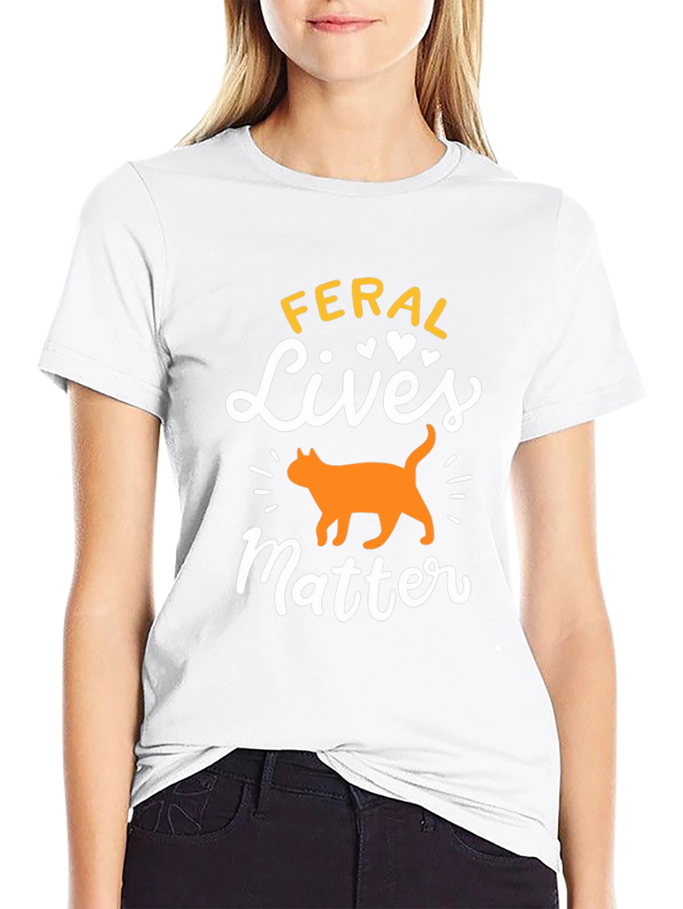 Feral Lives Matter Cat Lover Tee