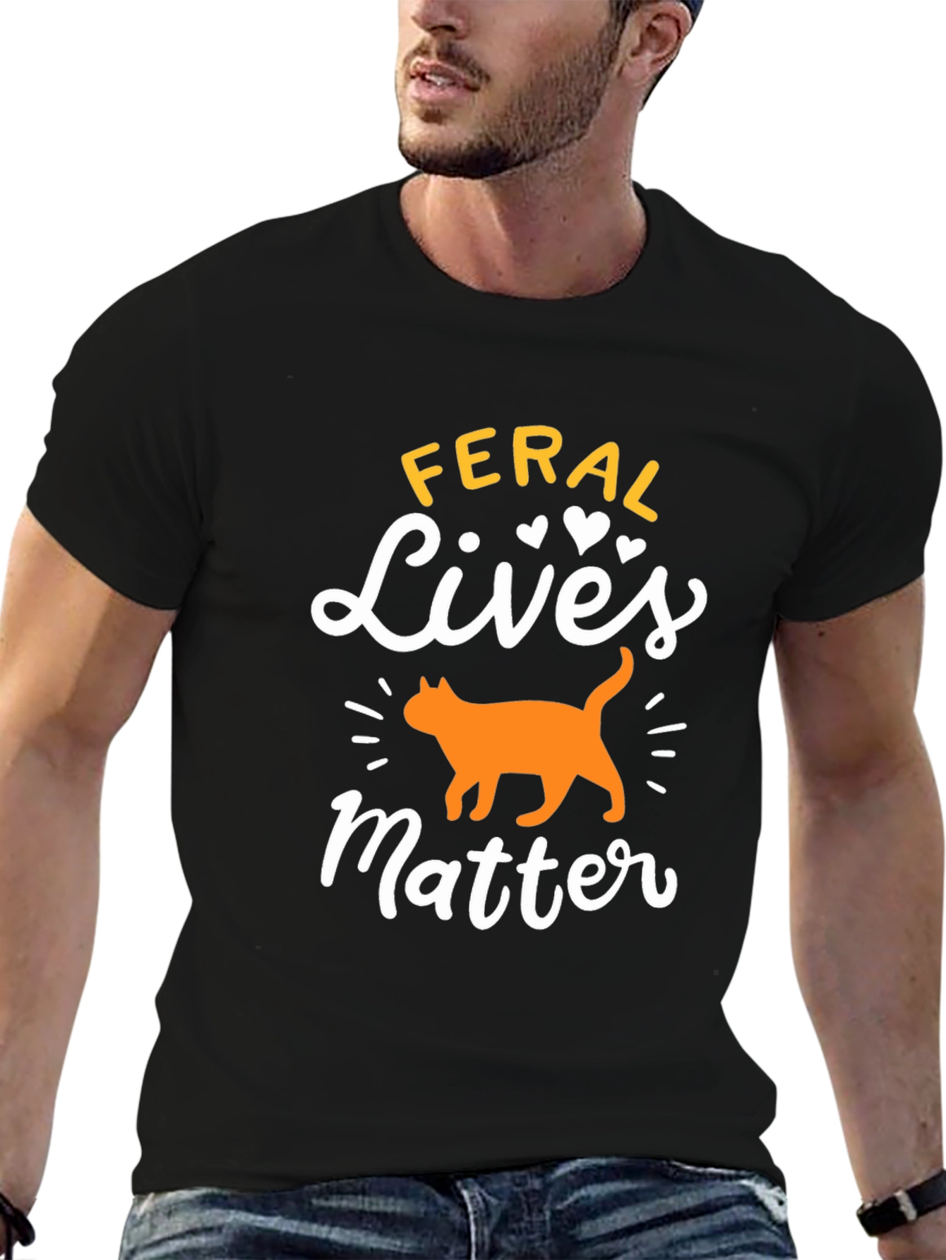 Feral Lives Matter Cat Lover Tee