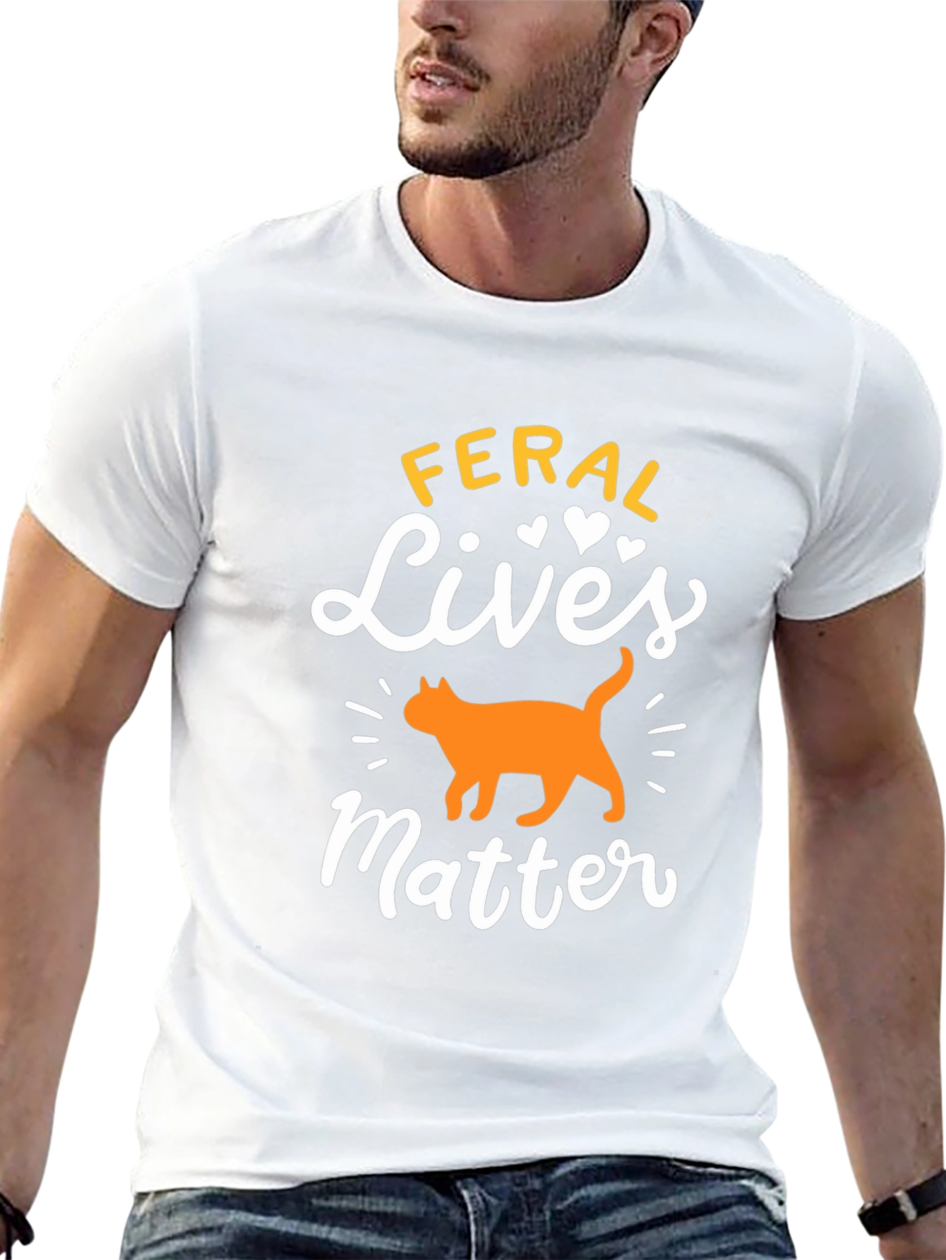 Feral Lives Matter Cat Lover Tee