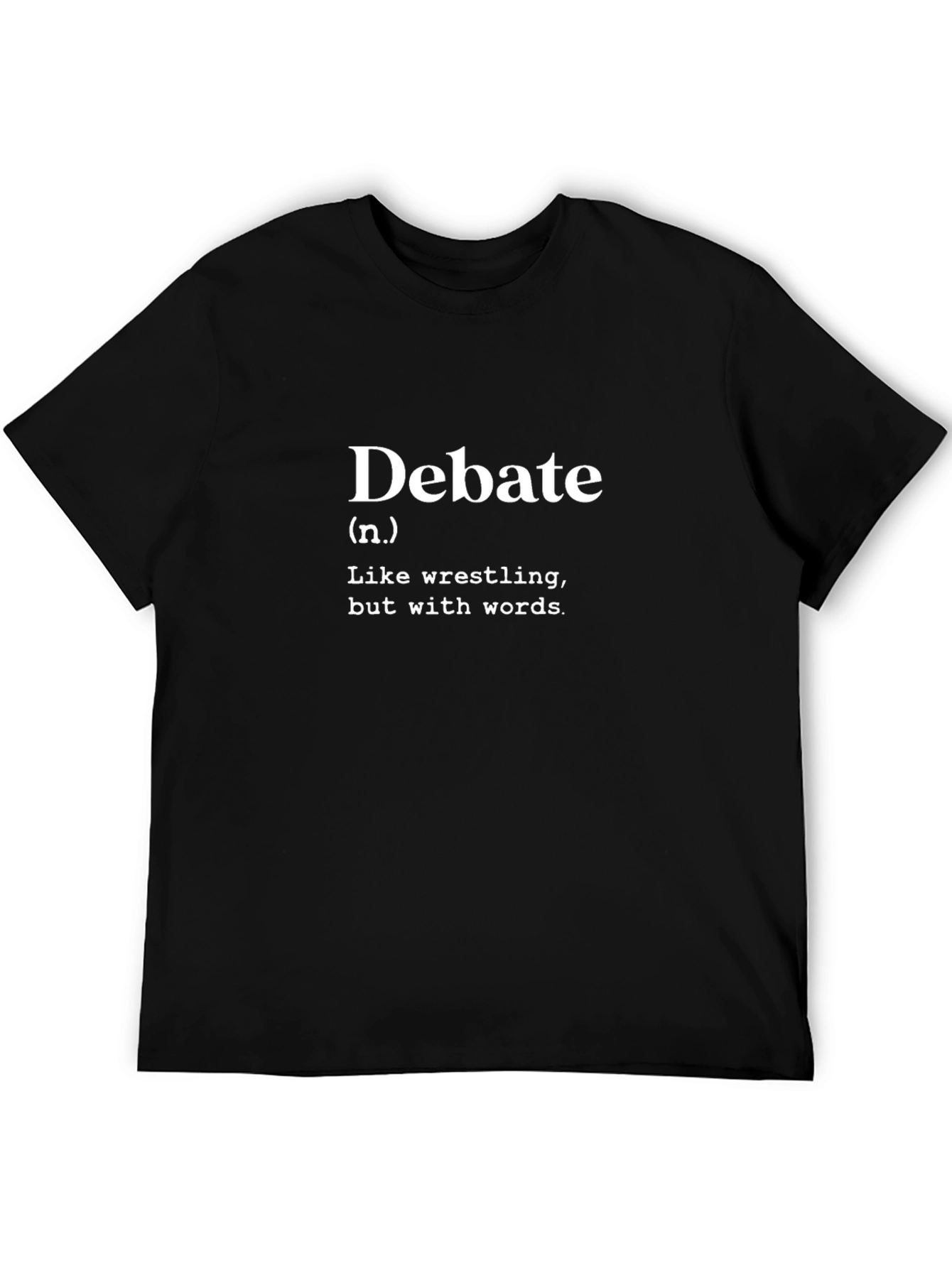 Debate Definition Graphic T-Shirt - Funny Wordplay Tee