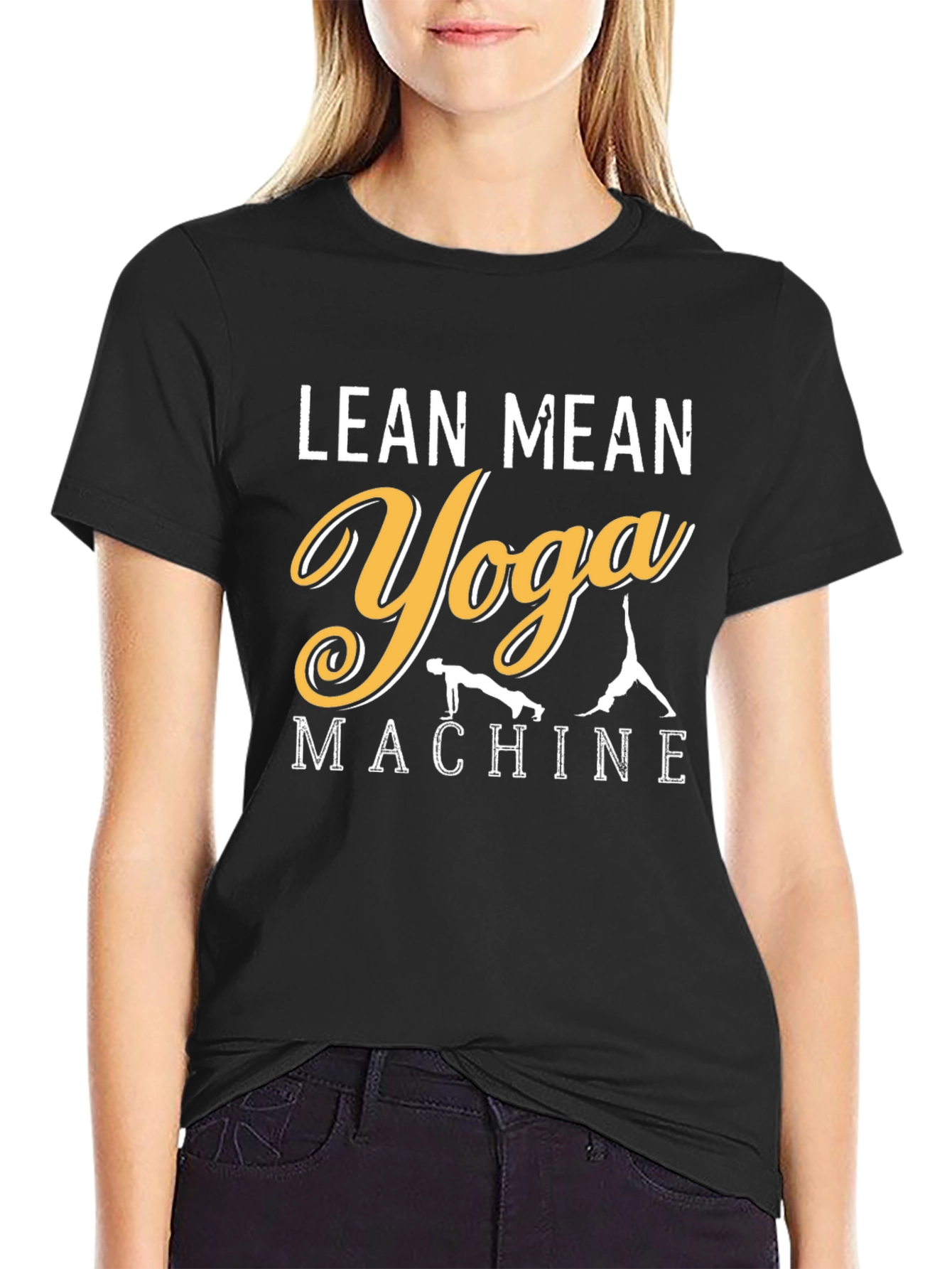 Lean Mean Yoga Machine Graphic Tee