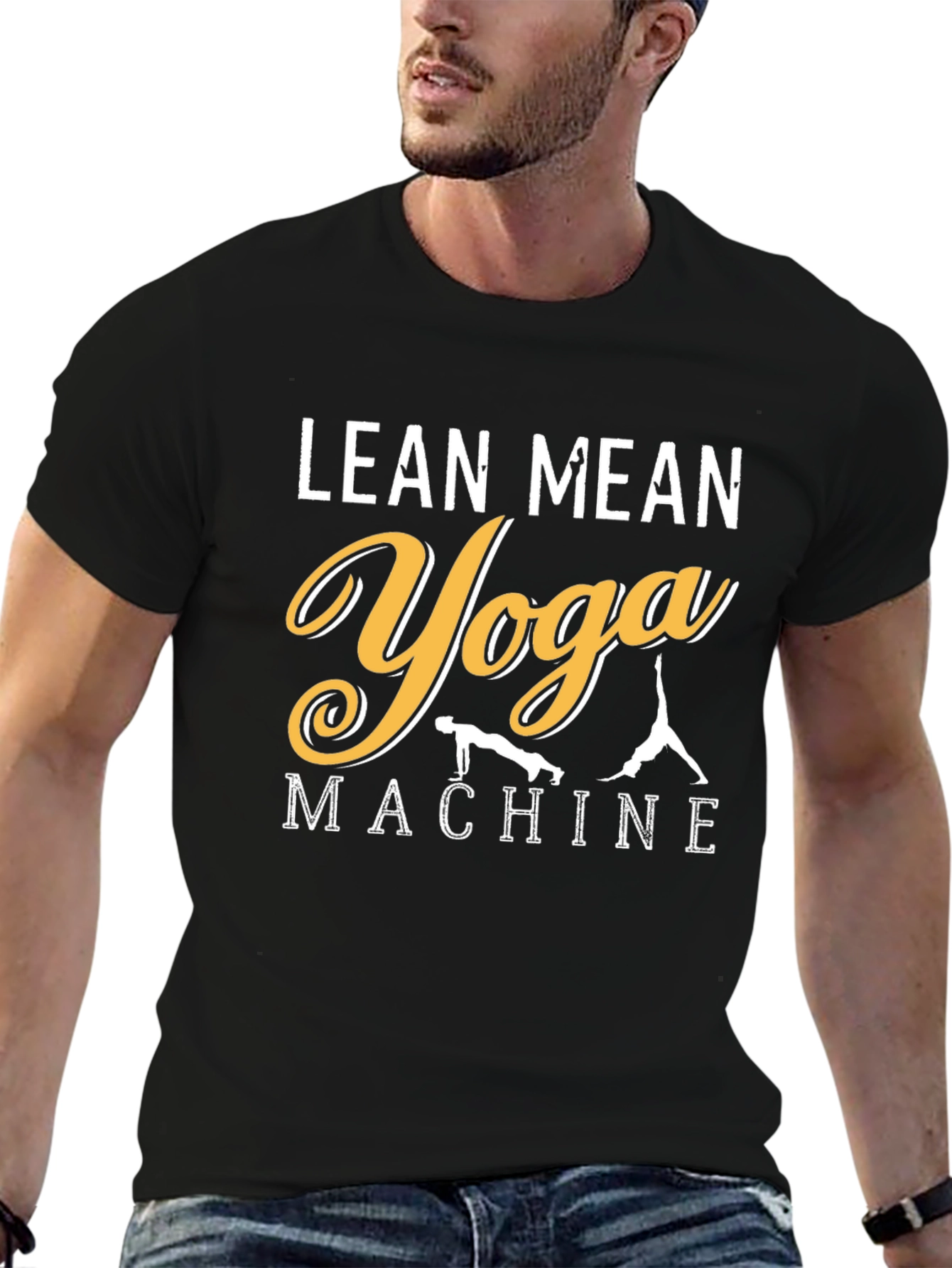 Lean Mean Yoga Machine Graphic Tee