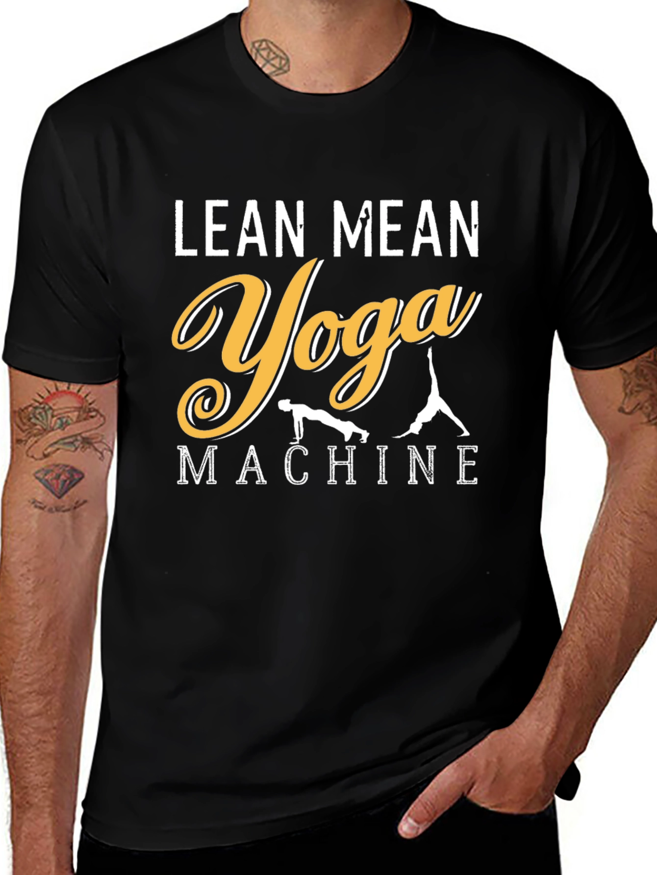 Lean Mean Yoga Machine Graphic Tee