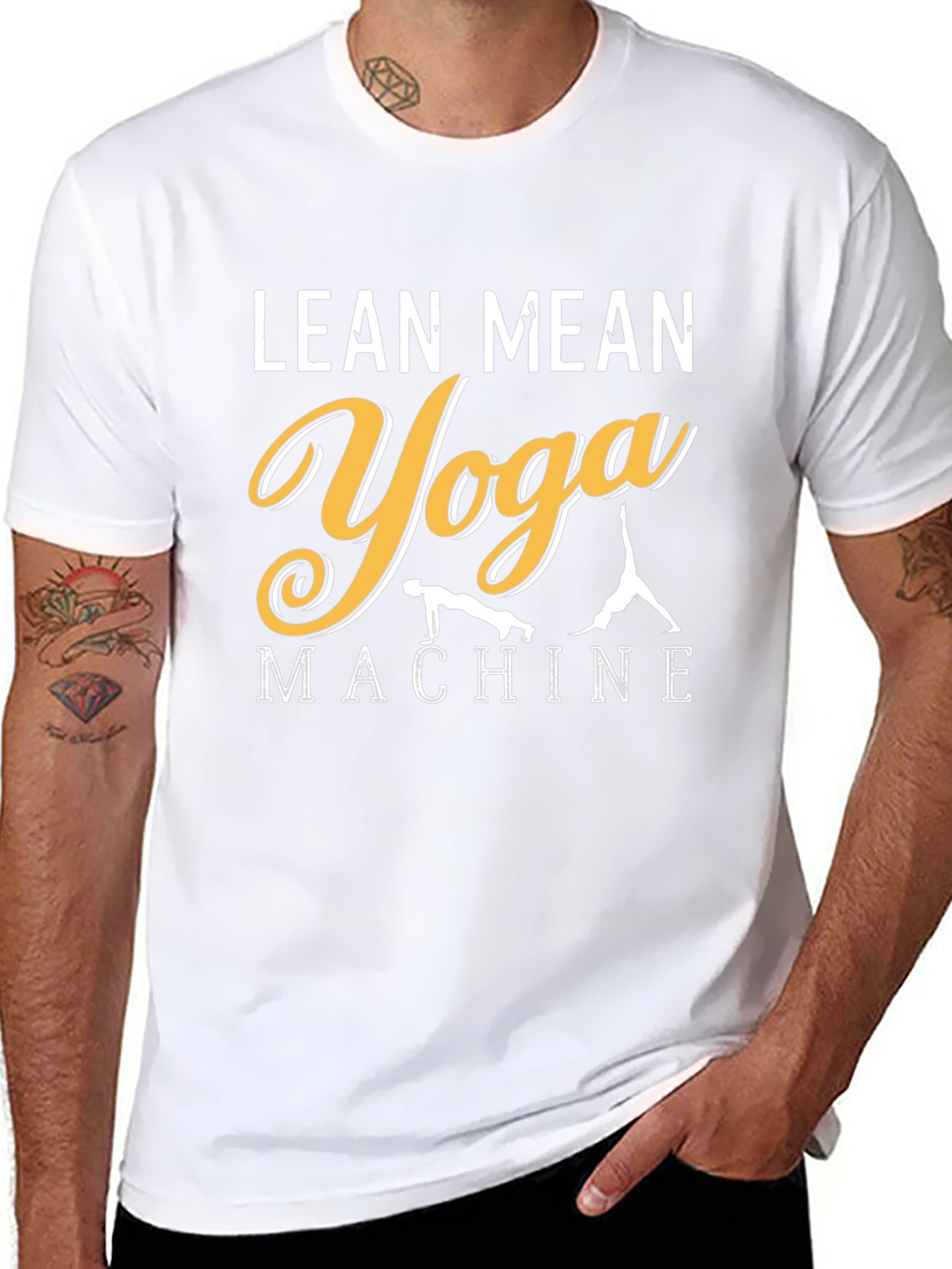 Lean Mean Yoga Machine Graphic Tee