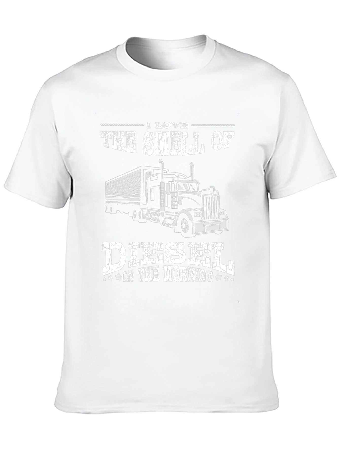 I Love The Smell of Diesel Trucker T-Shirt