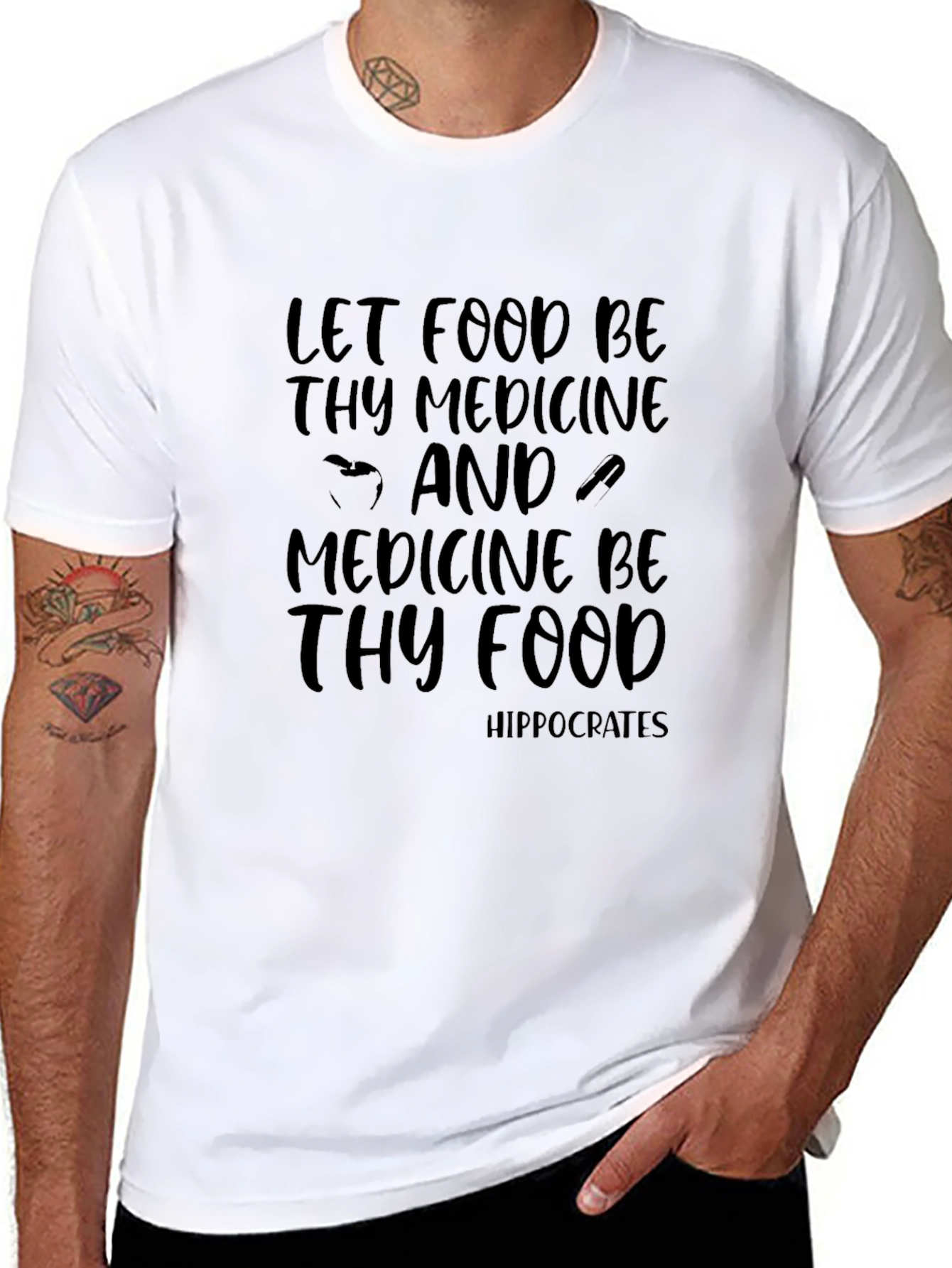 Let Food Be Thy Medicine Graphic Tee