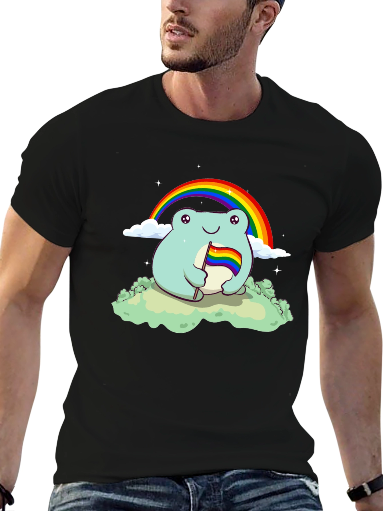 Rainbow Frog LGBTQ+ Pride T-Shirt