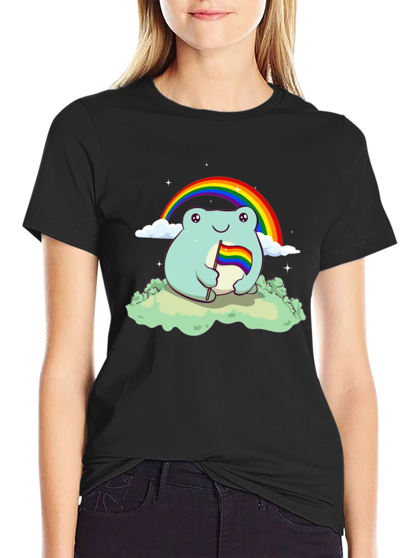 Rainbow Frog LGBTQ+ Pride T-Shirt