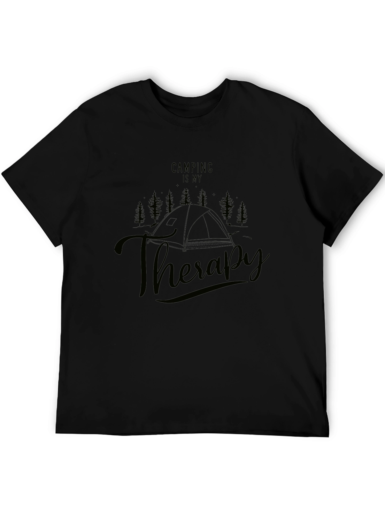 Camping is My Therapy Graphic Tee