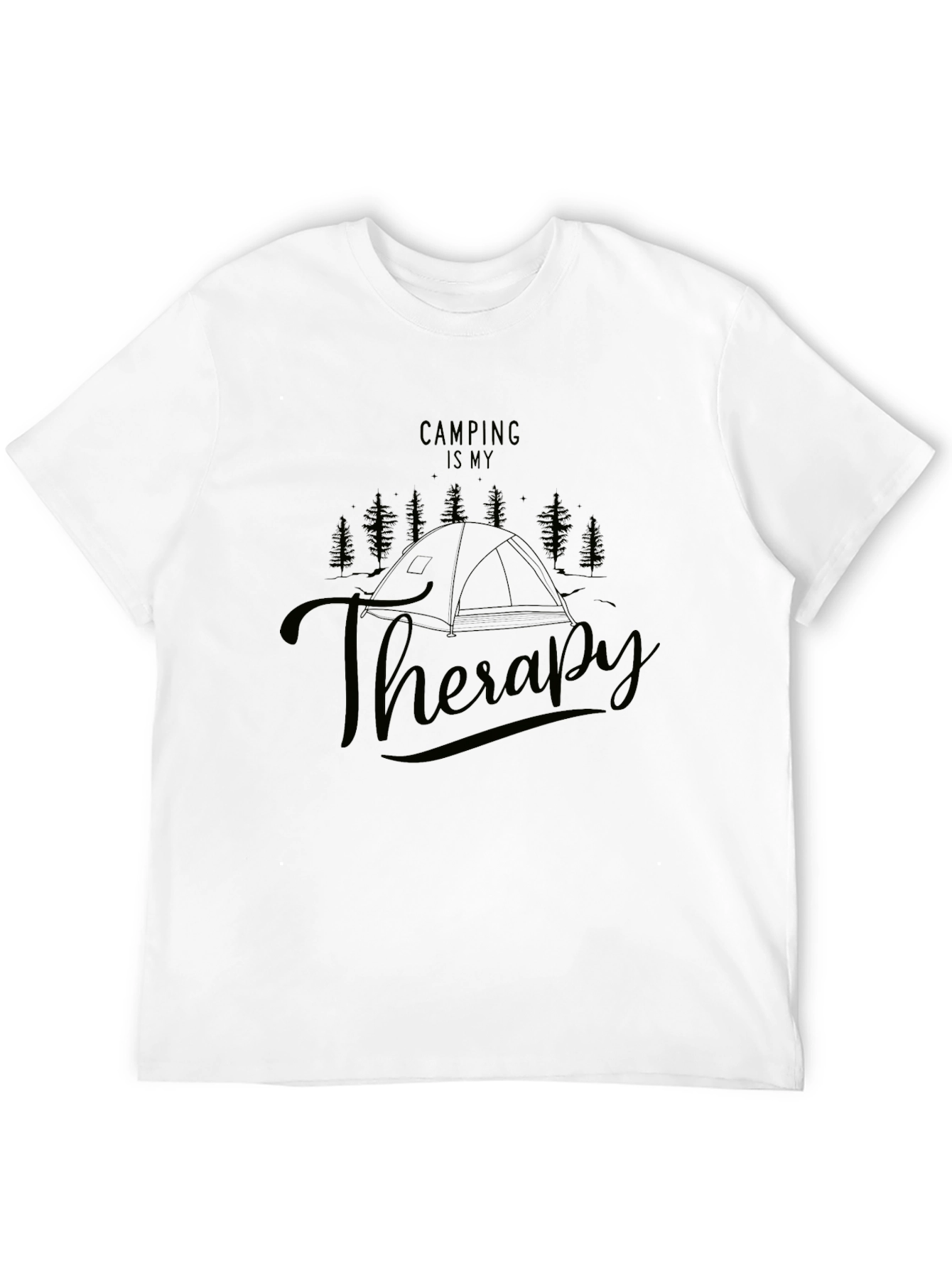 Camping is My Therapy Graphic Tee