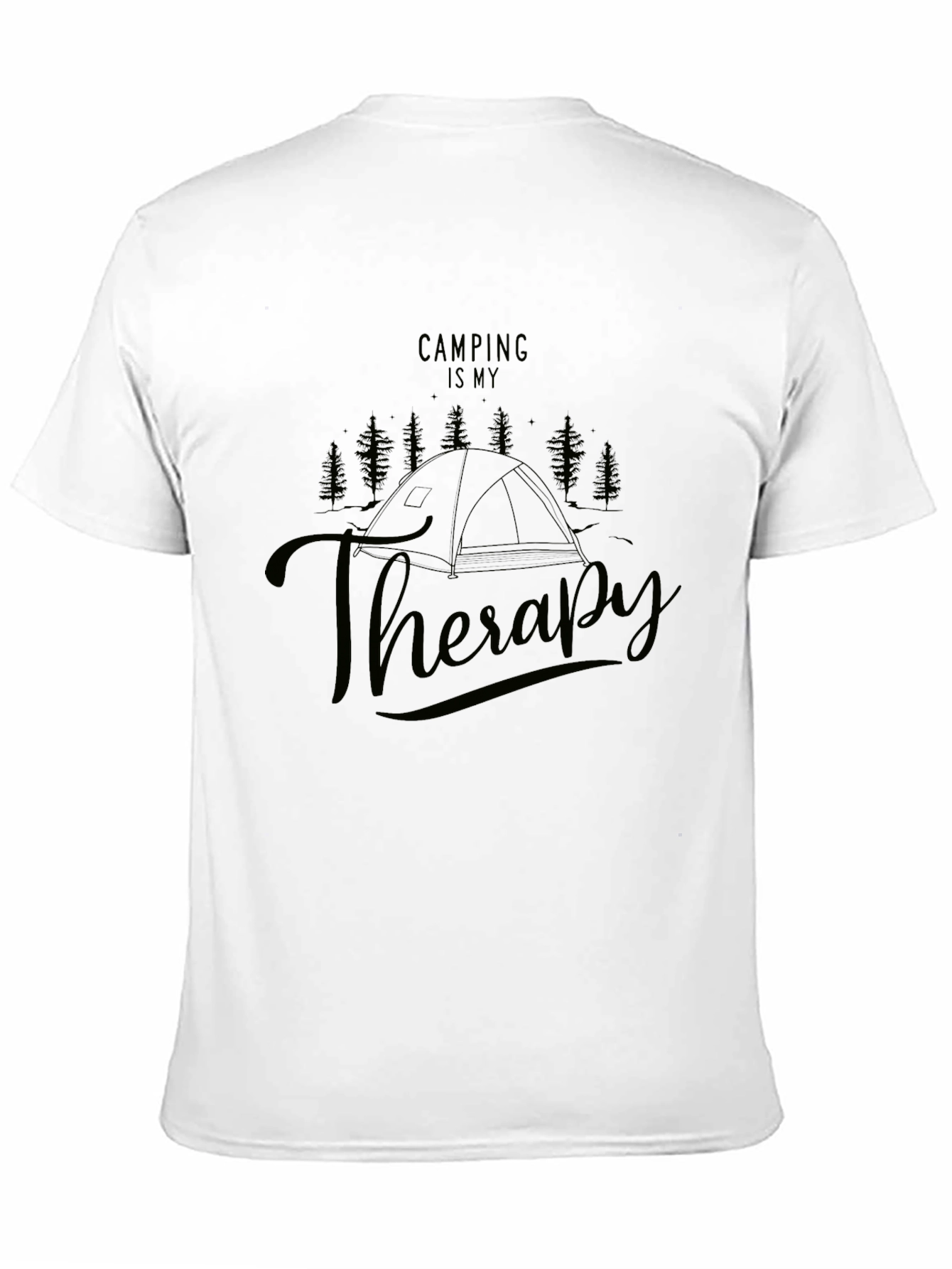 Camping is My Therapy Graphic Tee