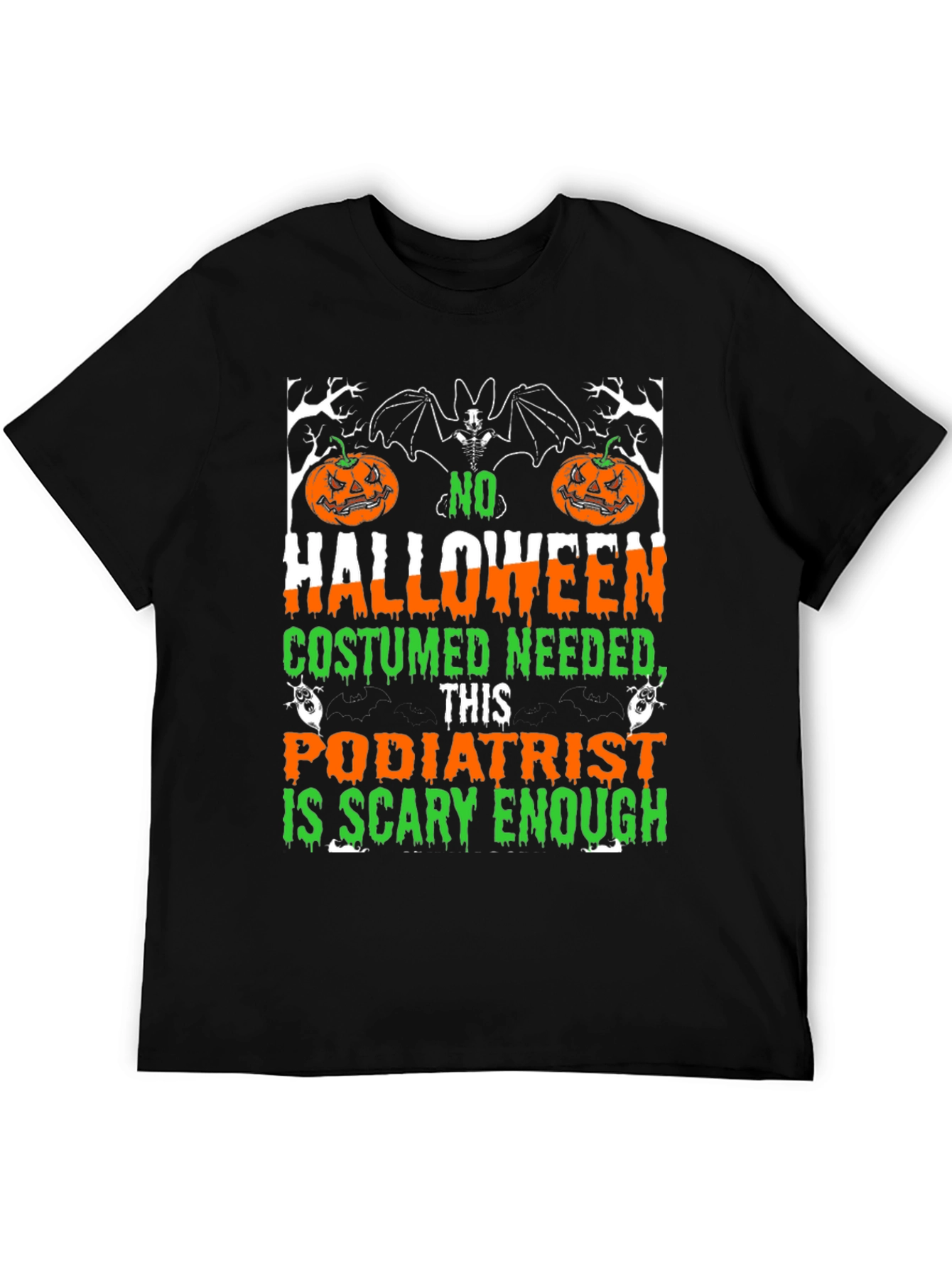 Scary Halloween Podiatrist T-Shirt