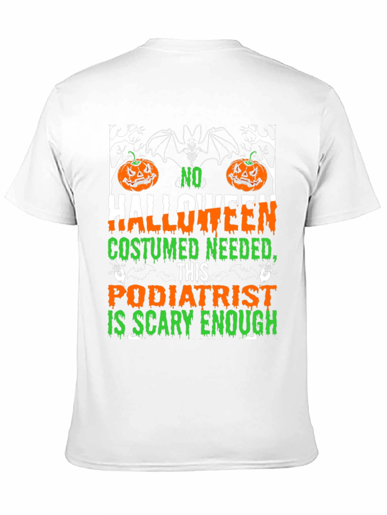 Scary Halloween Podiatrist T-Shirt