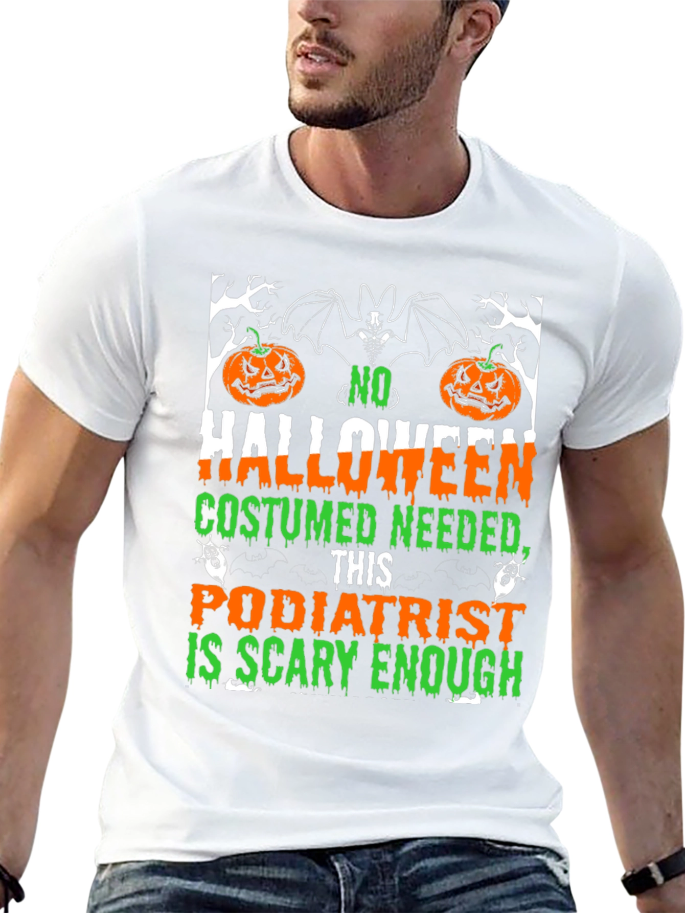 Scary Halloween Podiatrist T-Shirt